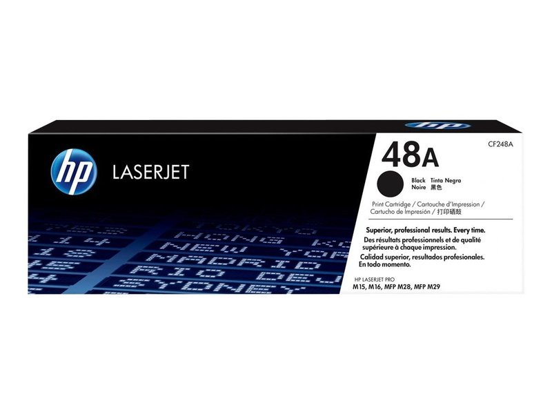 Original HP 48A Black Toner Cartridge - Compatible with HP LaserJet Pro M15w, M15a, M29w Printers - High Yield Replacement for Home & Office Printing Needs