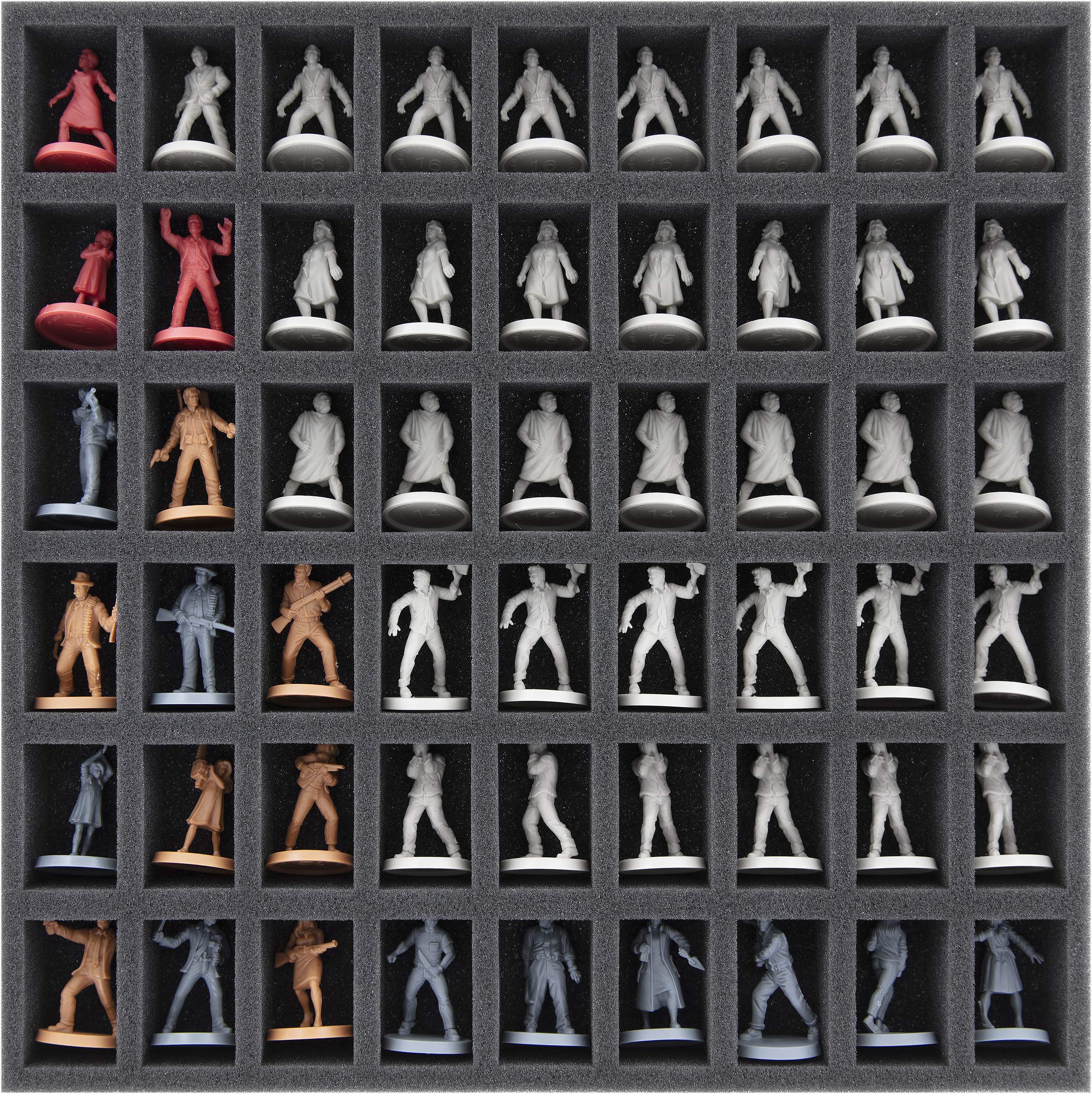 Feldherr Foam Insert Set for Night of The Living Dead: Zombicide Board Game - Premium Storage Solution for Game Pieces & Miniatures - Perfect for Game Nights & Collectors