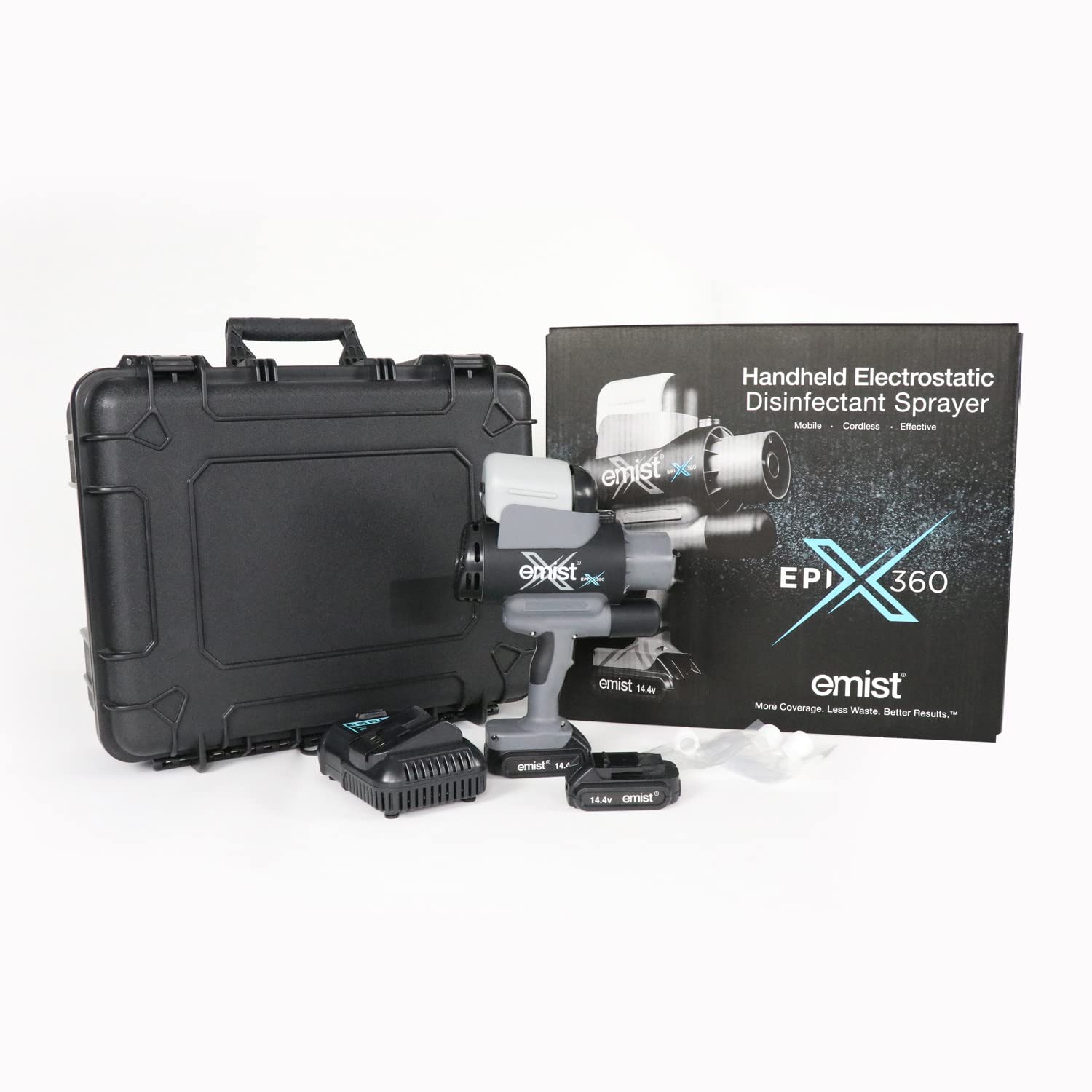 EPIX360 Handheld Electrostatic Sprayer - Portable Disinfectant Sprayer for Home, Office & Car | Fast Sanitizing & Disinfecting | Ideal for Surfaces, Electronics & High-Touch Areas