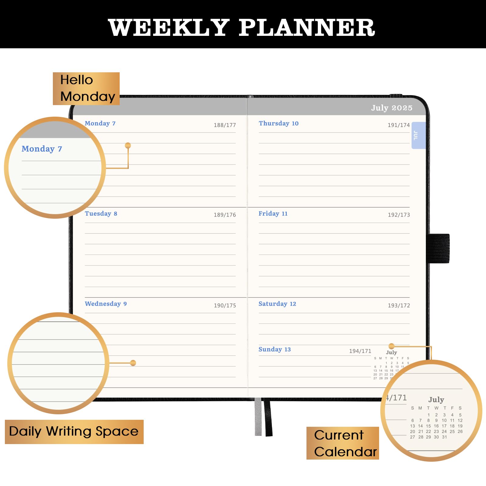 2025-2026 Academic Pocket Planner - July 2025 to June 2026 | 6.3