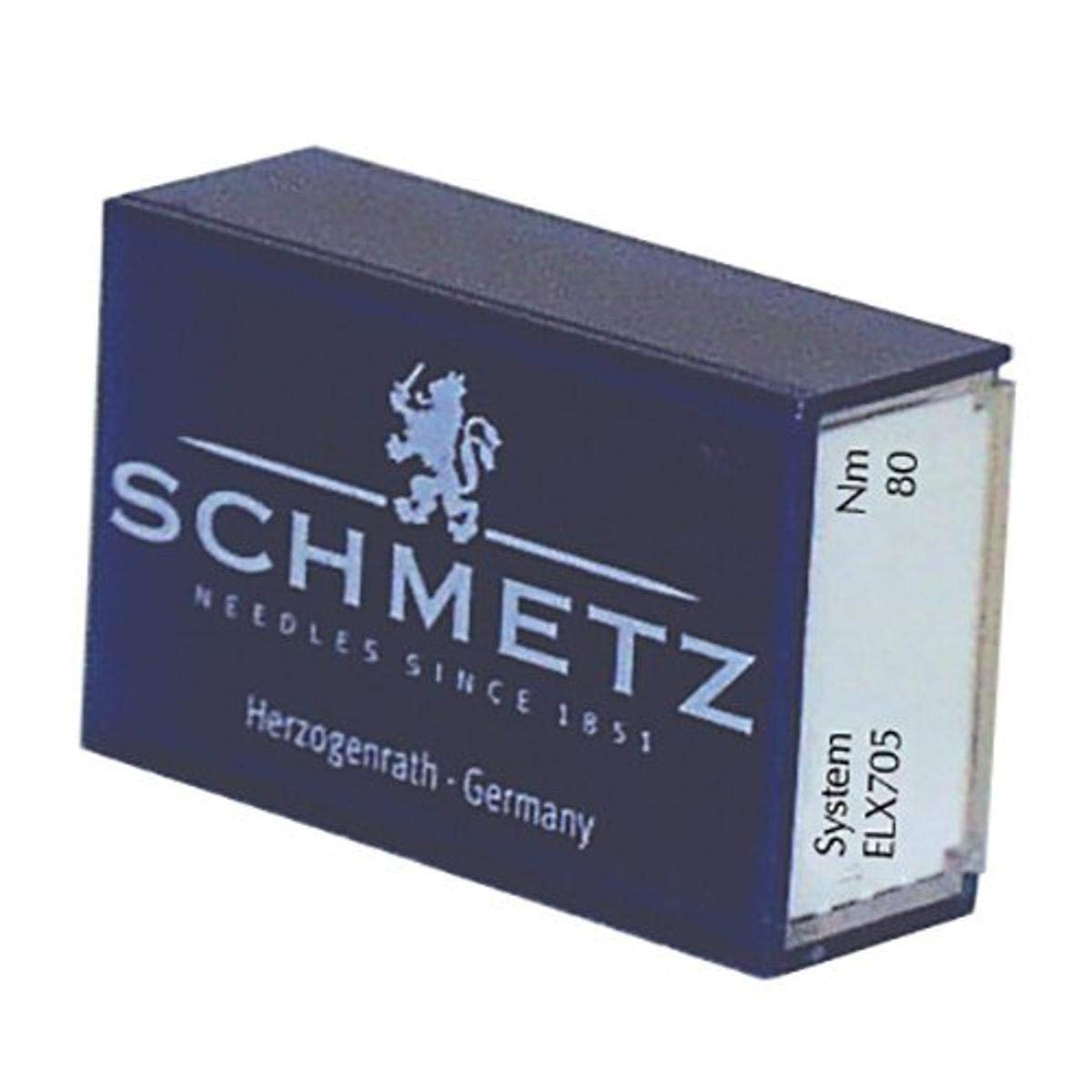 SCHMETZ ELX705 Universal Sewing Machine Needles - Size 80/12 (Pack of 10) - Perfect for Quilting, Dressmaking & Home DIY Projects