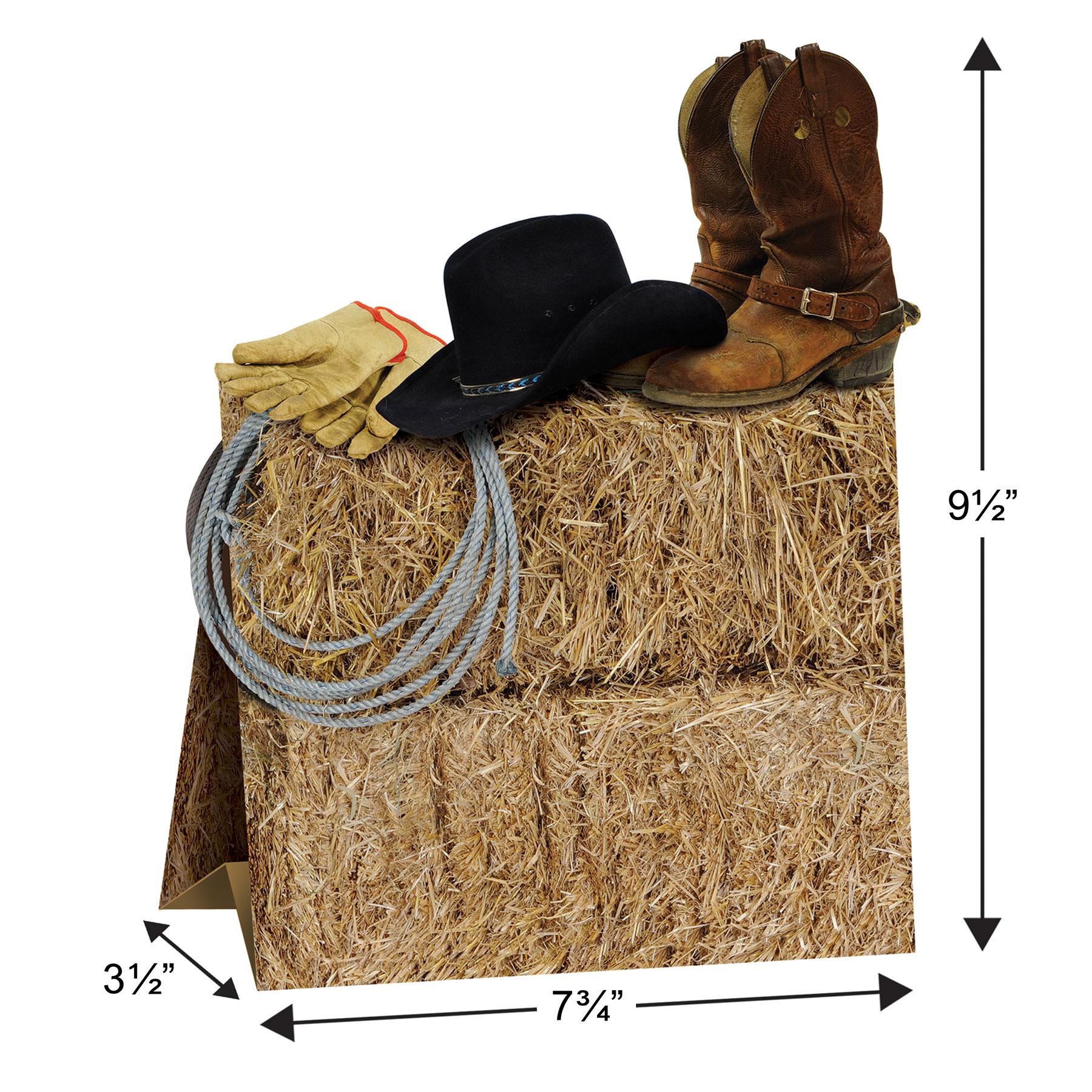12 Pack Beistle 3D Western Party Centerpieces for Cowboy Theme Decorations - Perfect for Birthday, Wedding, and Western Party Decor