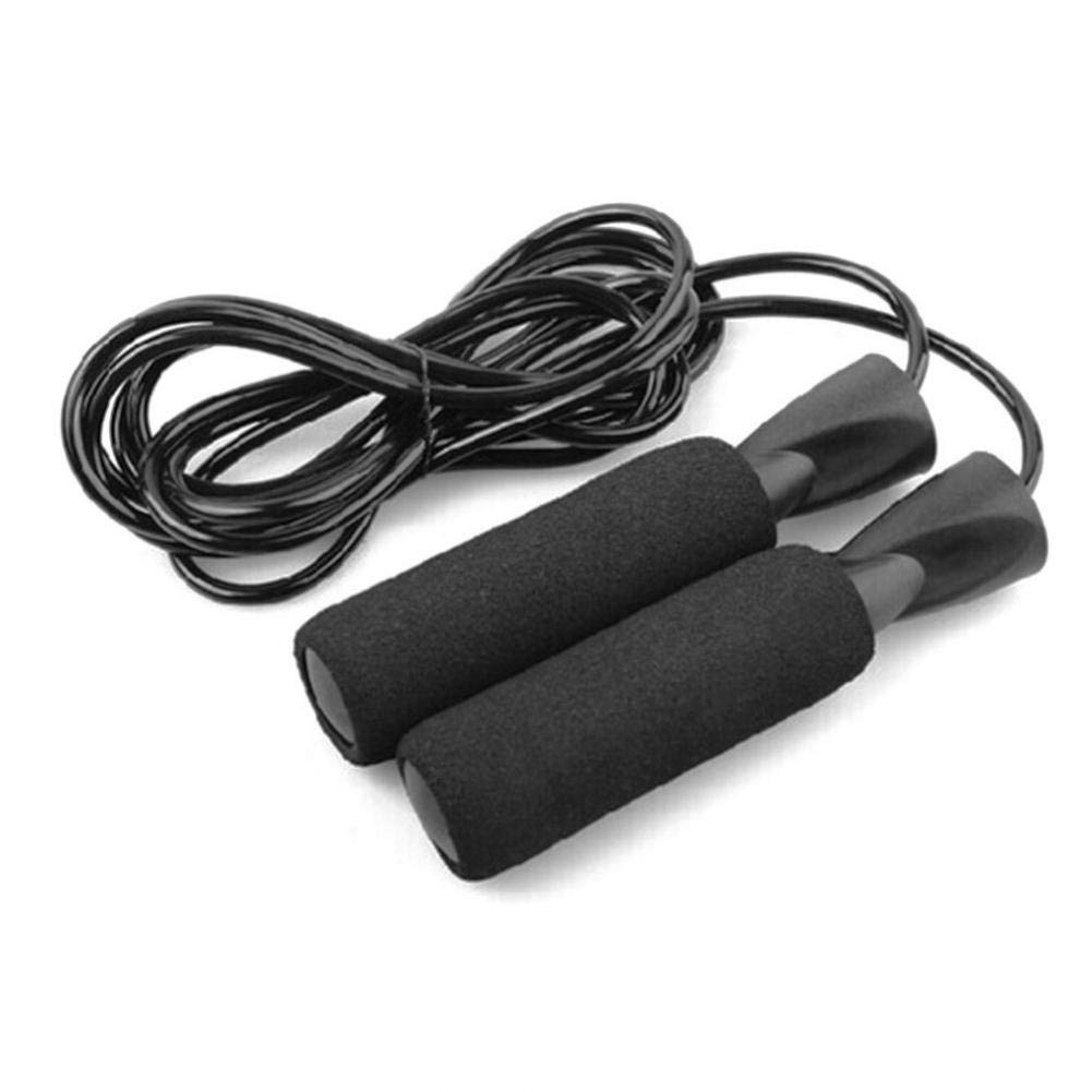 NFELIPIO 3M Adjustable Bearing Jump Rope - Thickened Anti-Slip Foam Handle for Boxing, Skipping, Gym & Fitness Training | Perfect for Home Workouts, Cardio Exercise & CrossFit