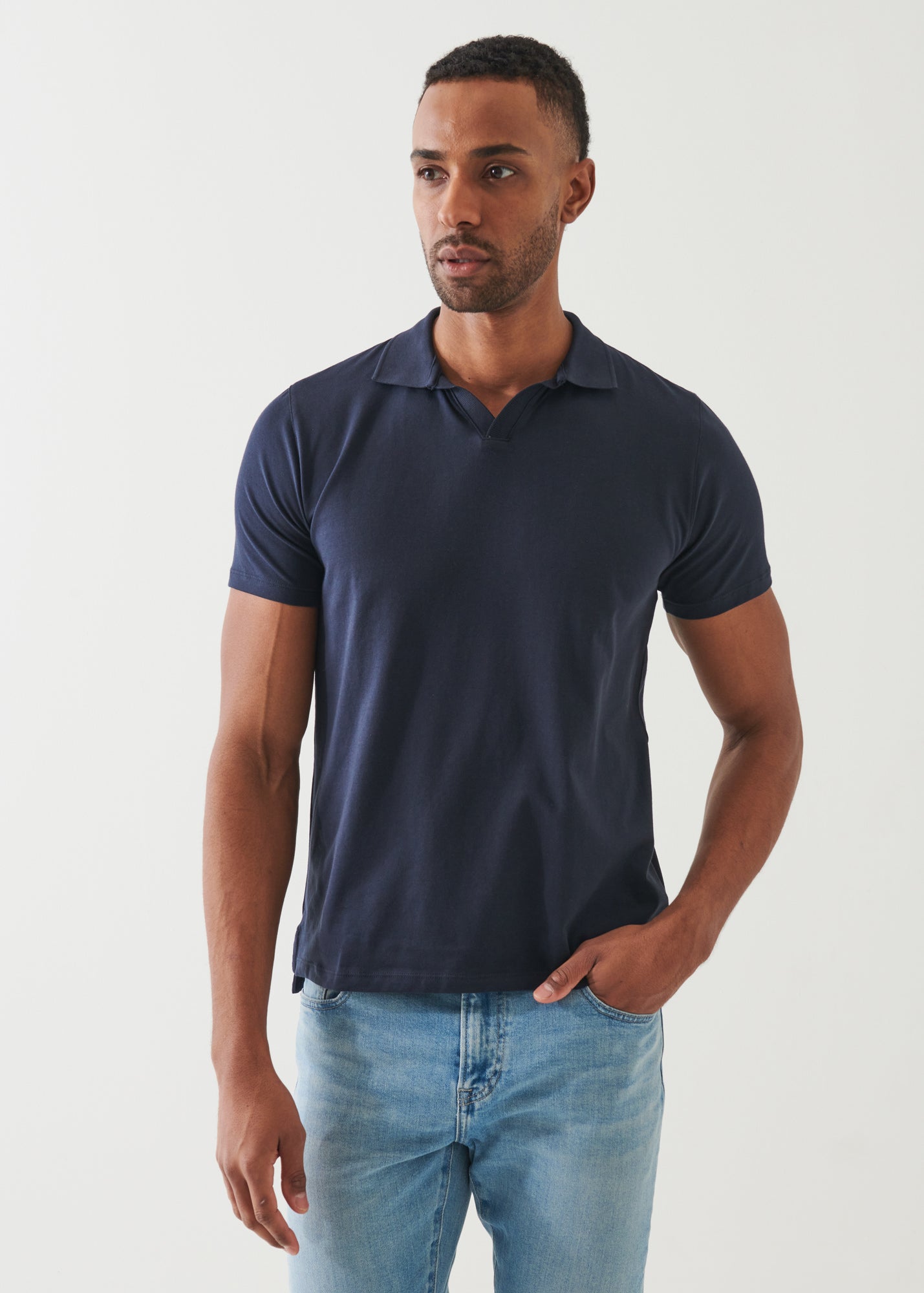 Men's Short Sleeve Classic Open Collar Polo Shirt - Casual & Breathable for Golf, Office & Summer Outings