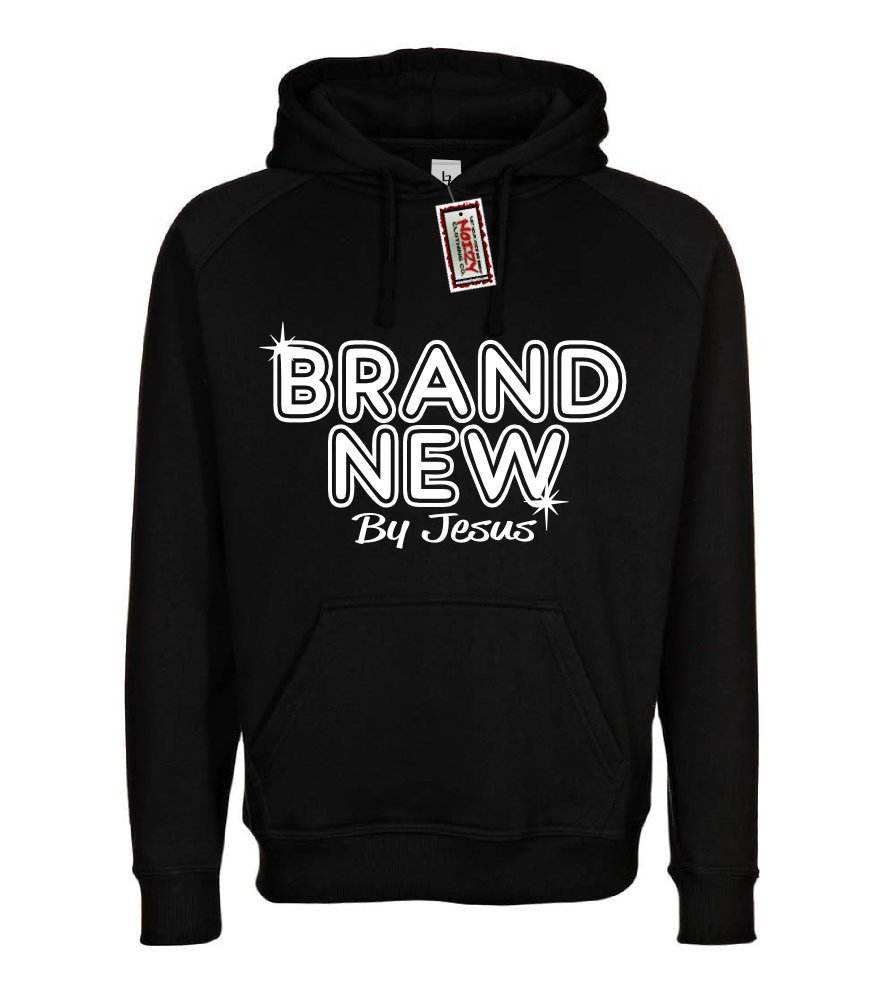 Jesus Christian Hoodie - Black Medium Unisex Sweatshirt for Men & Women | Religious Apparel for Church, Bible Study & Everyday Wear
