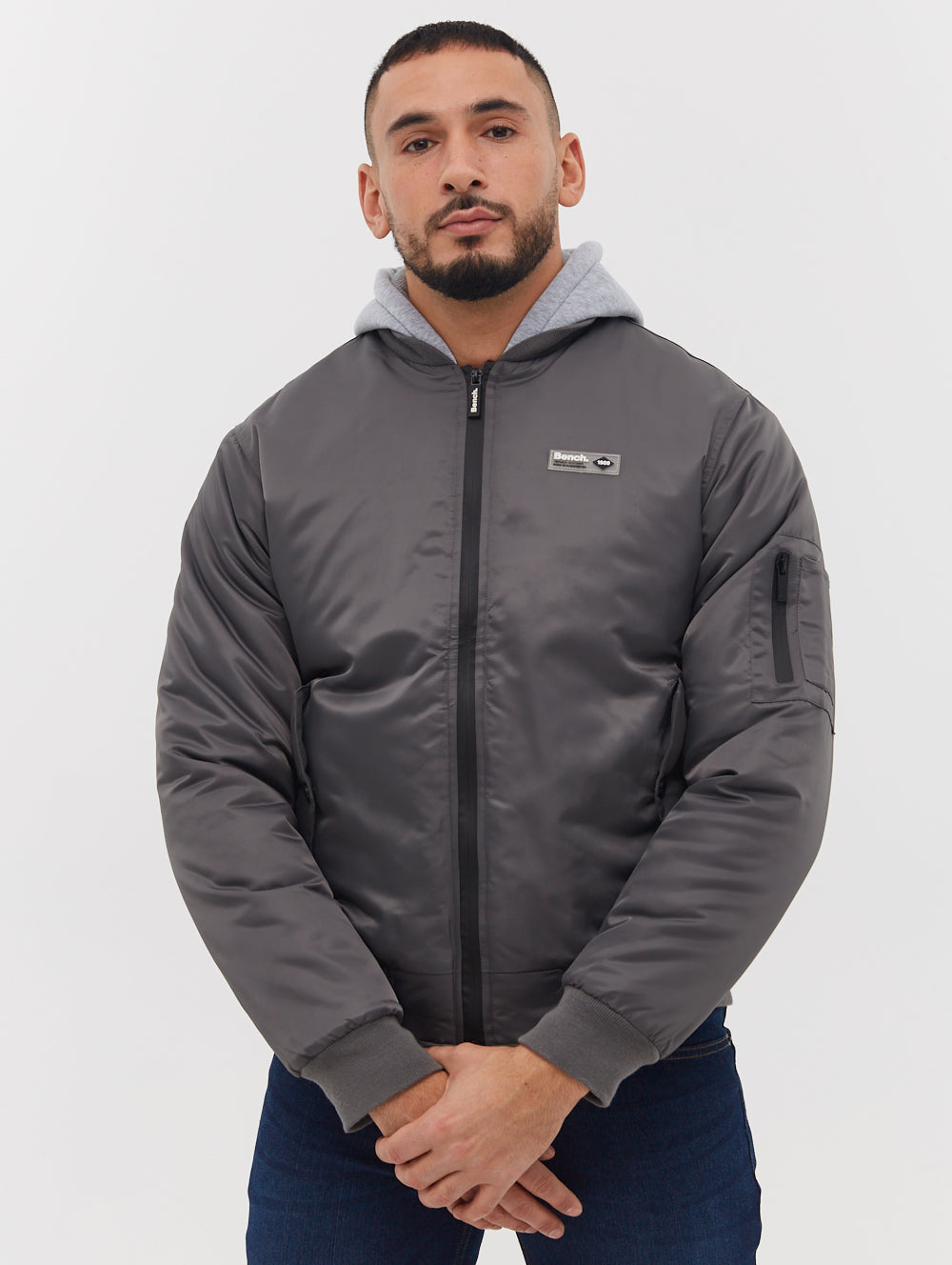 Bomper Fleece Hood Bomber Jacket - Warm Winter Coat for Men & Women | Outdoor Activities, Streetwear Fashion, Casual Wear