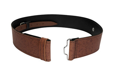 Premium Pigskin Brown Leather Kilt Belt for Men & Women - Handcrafted Scottish Style Waistband for Kilts, Skirts & Costumes