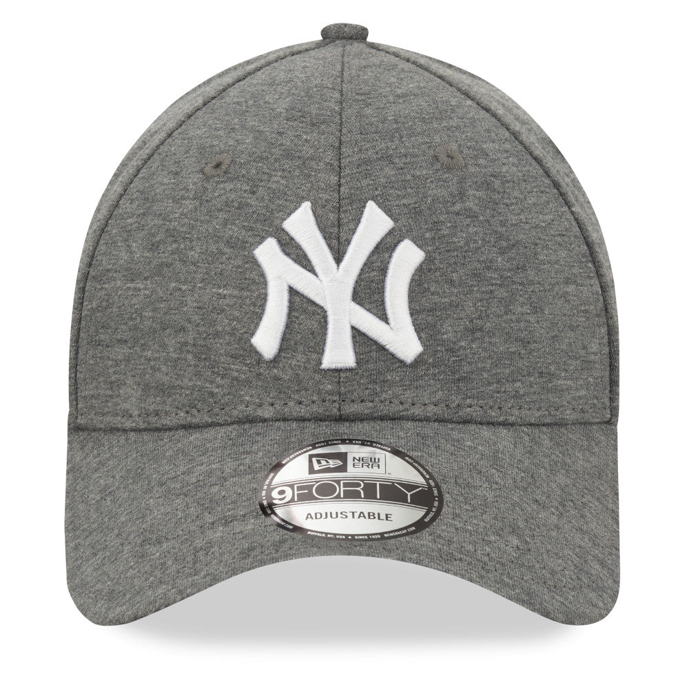 New York Yankees New Era 9Forty Adjustable Baseball Cap - Grey MLB Officially Licensed Hat for Men & Women - Perfect for Games, Streetwear & Sports Fan Gifts