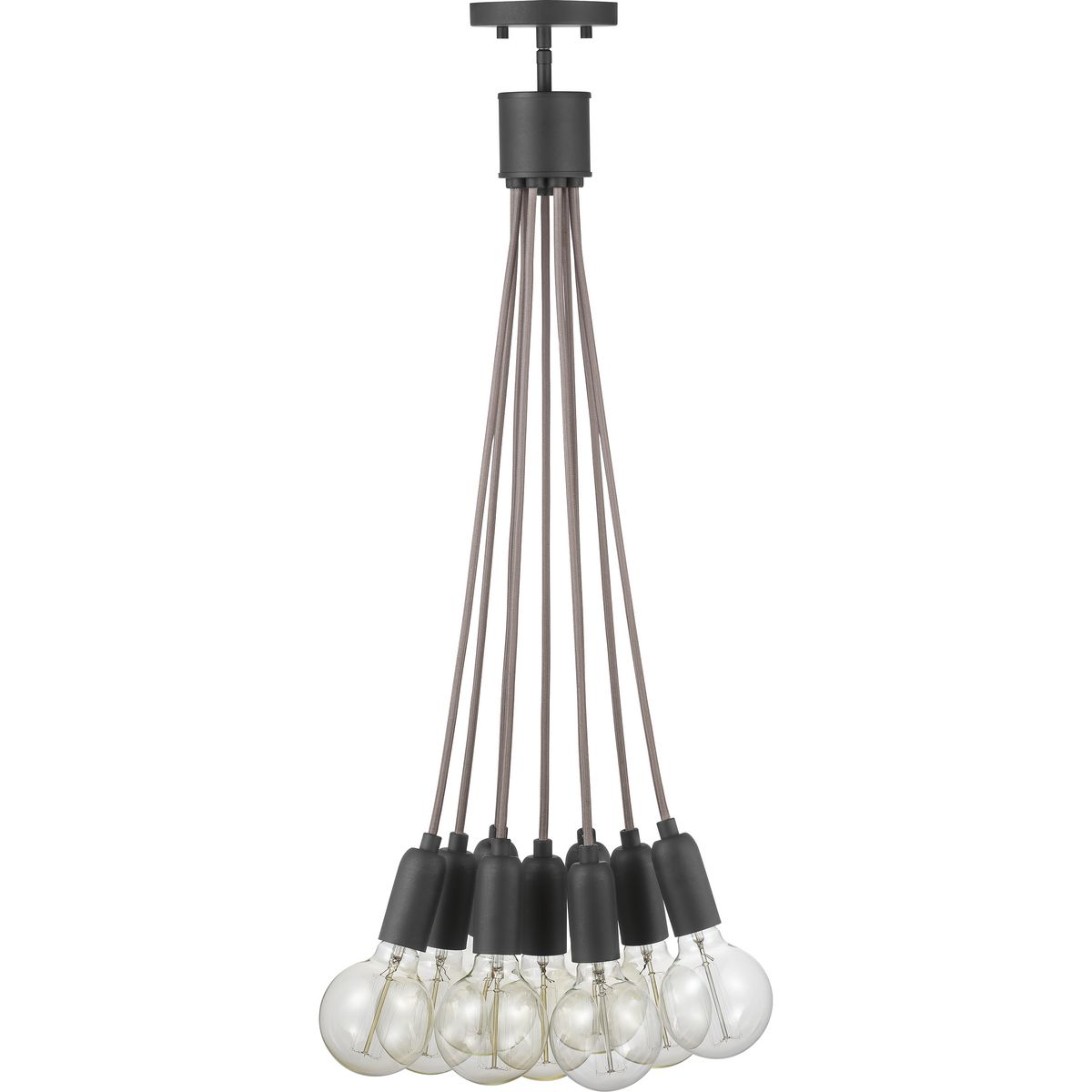 Cirro Collection Nine Light Pendant - Modern Crystal Chandelier for Dining Room & Foyer Lighting - Elegant Ceiling Fixture for Home Decor