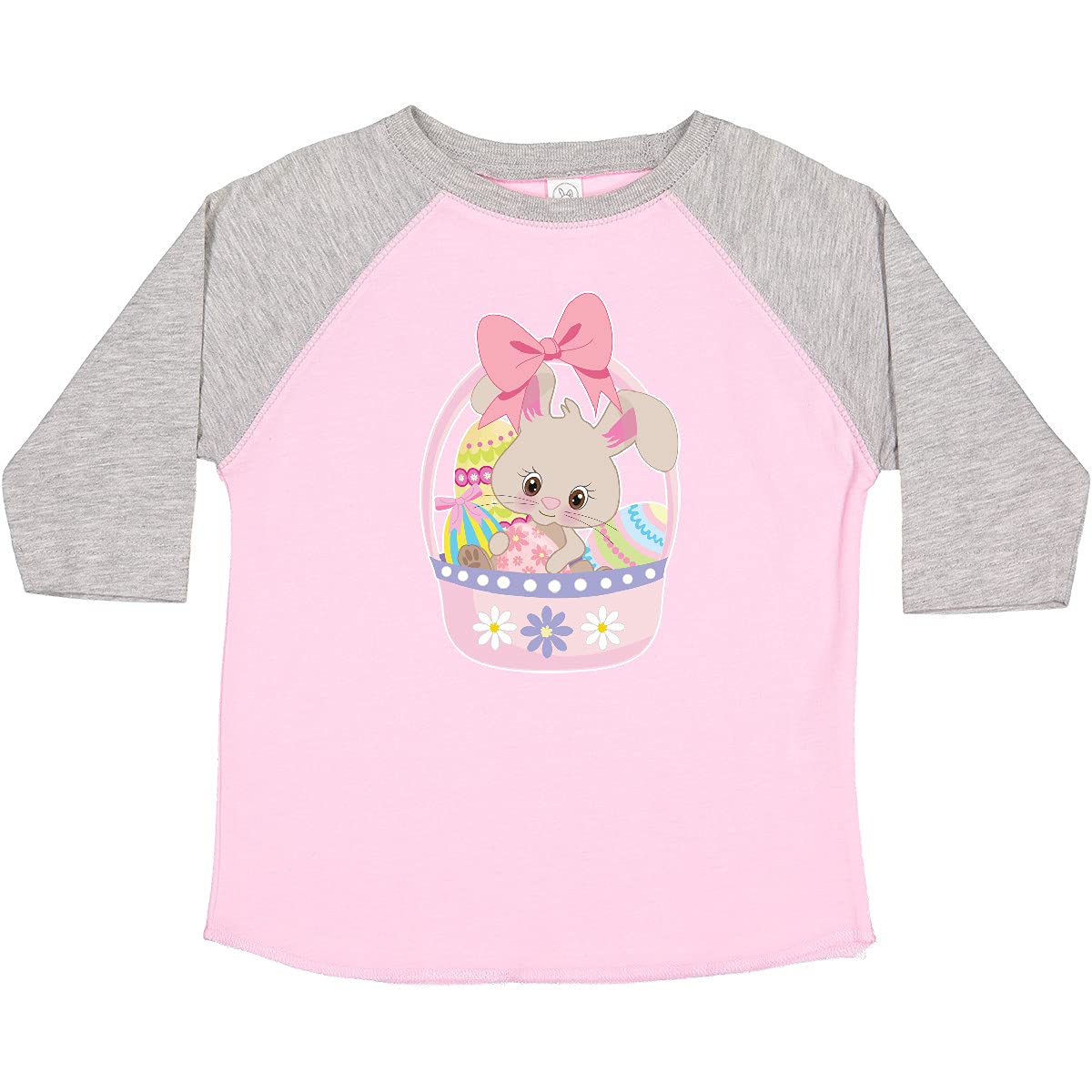 Easter Bunny Toddler T-Shirt - Cute Easter Basket Design for Kids