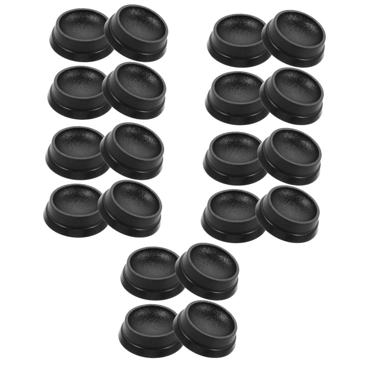Housoutil 20-Piece Non-Slip Chair Leg Pads - Round Rubber Furniture Sliders for Chairs, Tables & Sofas - Prevent Floor Scratches & Reduce Noise - Perfect for Hardwood, Tile & Laminate Floors