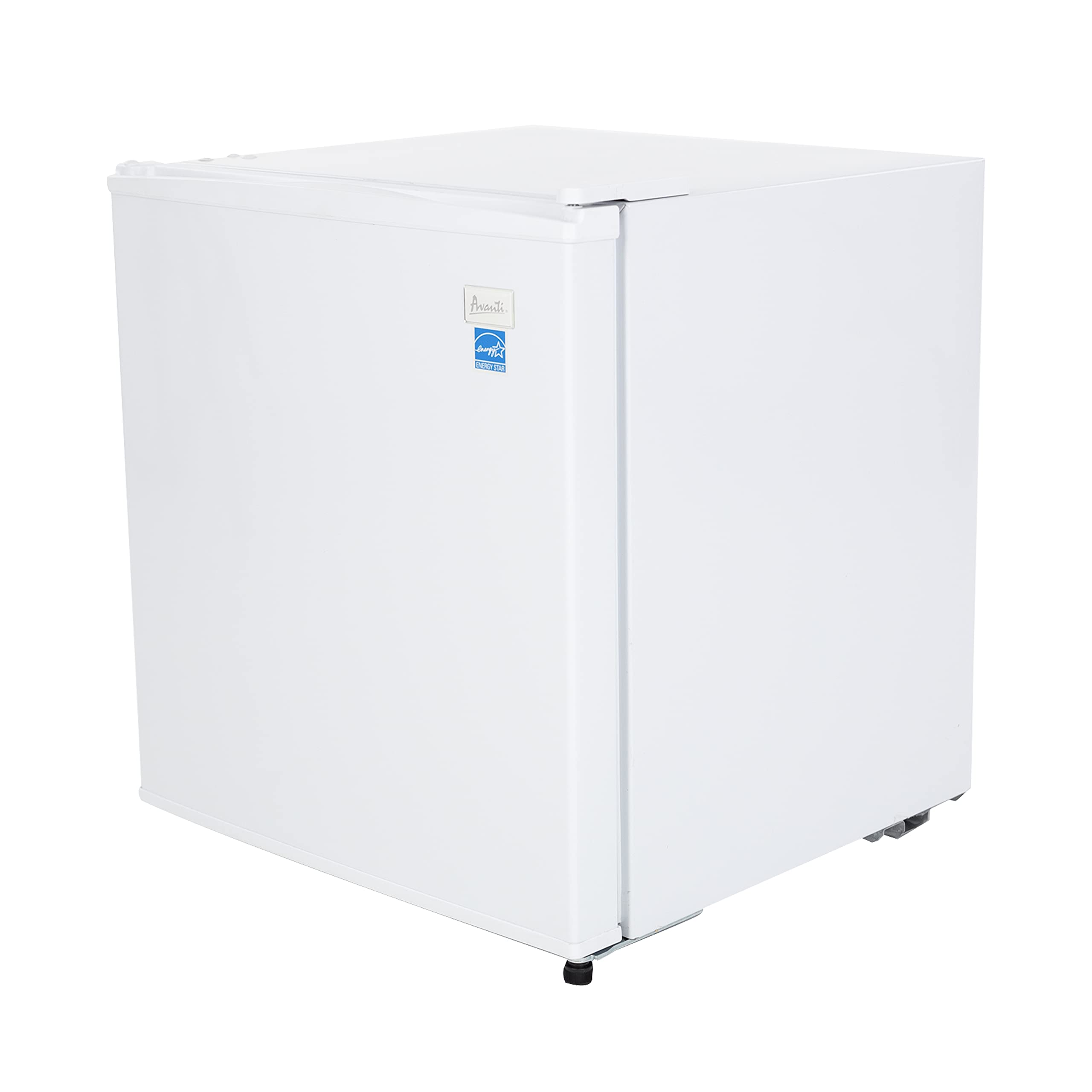 **Avanti 1.7 Cu.Ft Mini Fridge with Compressor Cooling - Compact Refrigerator for Home, Office, Dorm | Reversible Door, Adjustable Temp, Removable Shelves & Auto Defrost - White | Perfect for Snacks, Drinks & Small Spaces**
