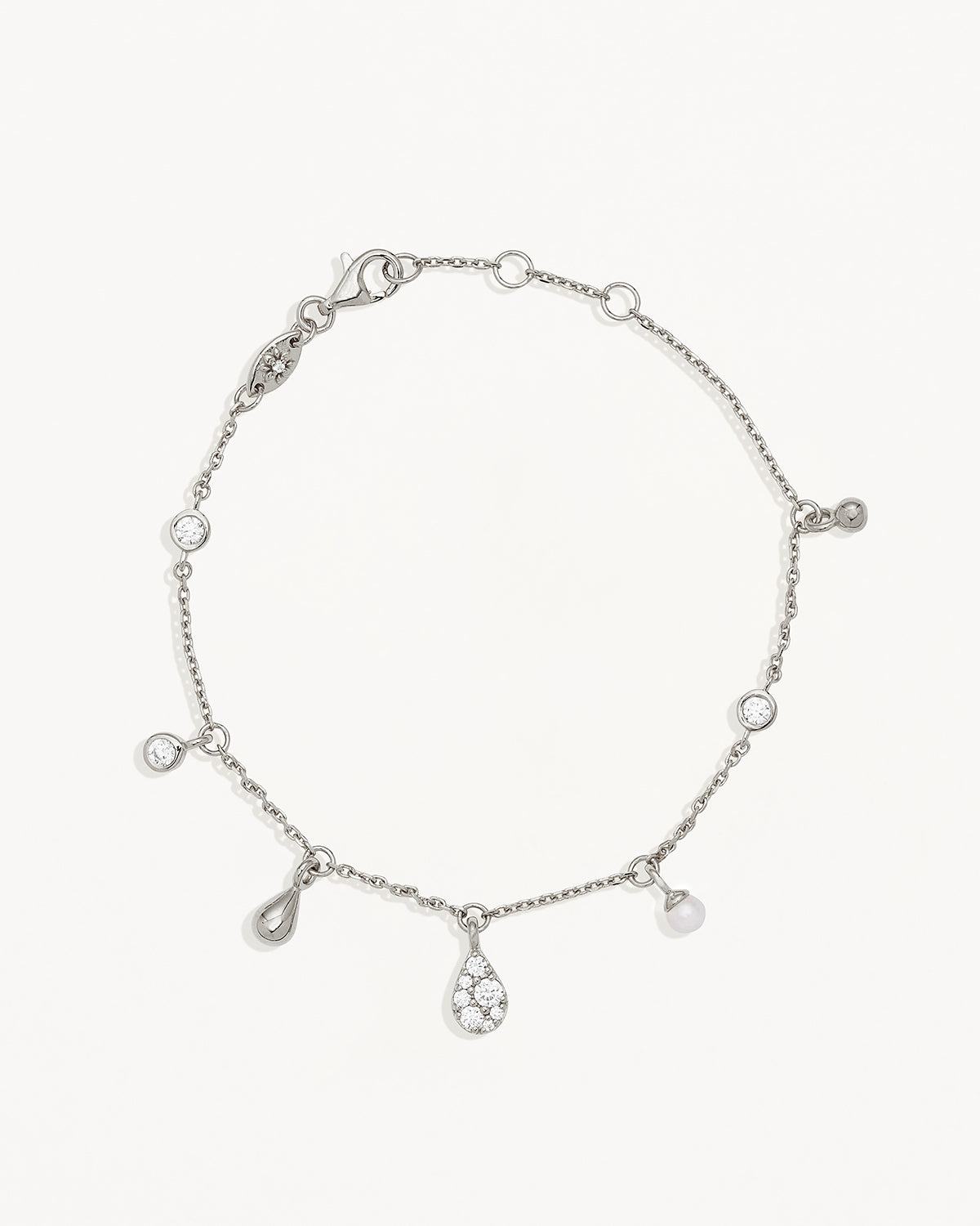 Ocean Mist Sterling Silver Bracelet for Women - Elegant Handmade Jewelry for Everyday Wear, Gifts & Special Occasions