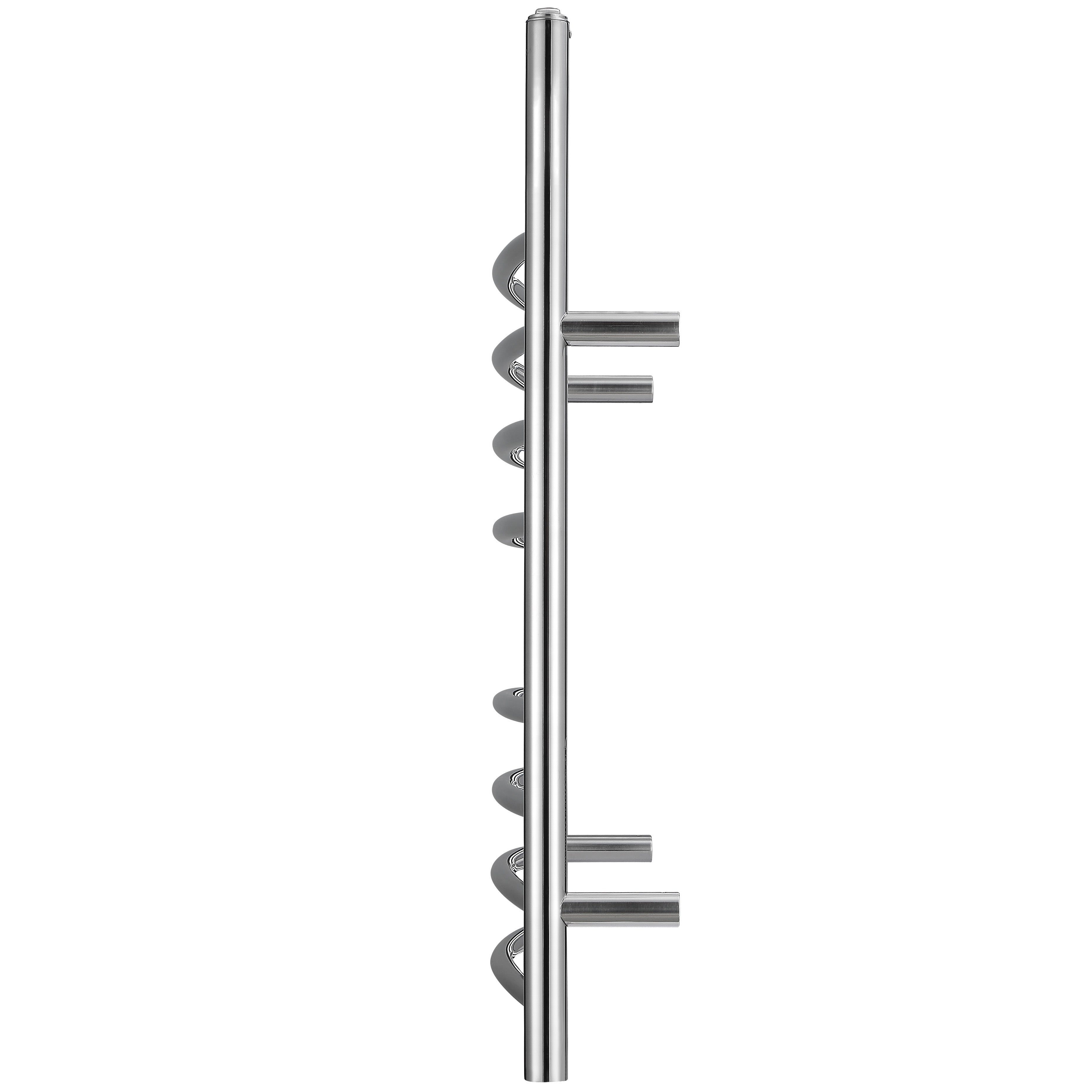 Imperia OBT 3-in-1 8-Bar Towel Warmer with Built-in Timer | Polished Stainless Steel | Perfect for Spas, Bathrooms & Luxury Hotels