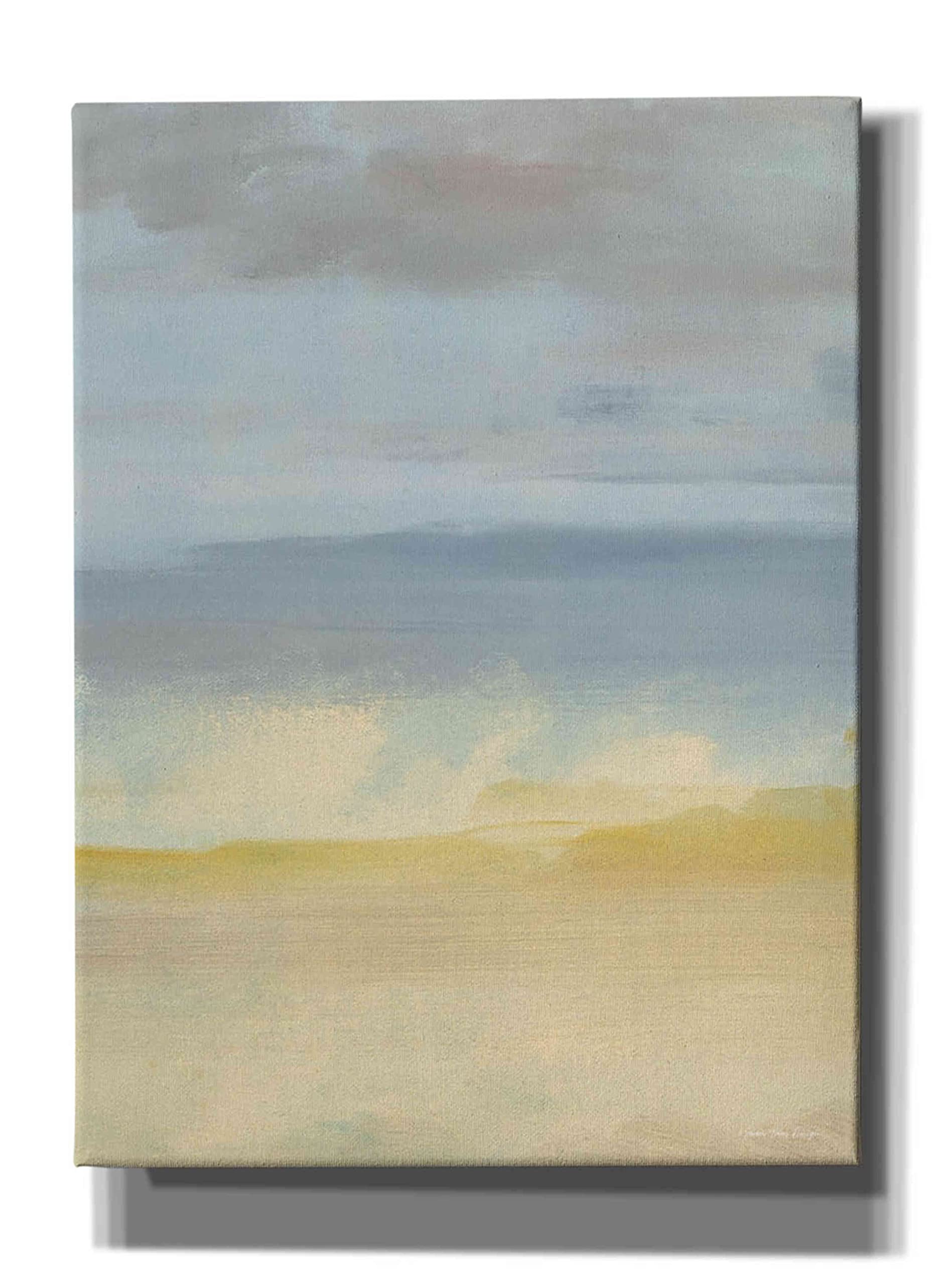 Epic Graffiti 'Sand, Ocean and Sky' by Seven Trees Design - Premium Giclee Canvas Wall Art Print 40x54 Inches - Perfect for Living Room, Bedroom or Office Decor