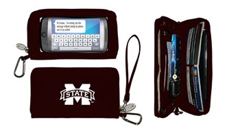 NCAA Women's Deluxe Cell Phone Wallet - Stylish & Functional Crossbody Phone Purse for Cards, Cash & Essentials | Perfect for College Games, Shopping & Daily Use