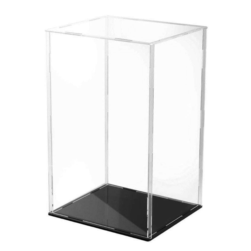 15x15x25CM Clear Acrylic Display Case for Action Figures - Dustproof Model Collection Box for Toys, Statues & Collectibles - Perfect for Showcasing, Protecting & Organizing Your Valuable Collections
