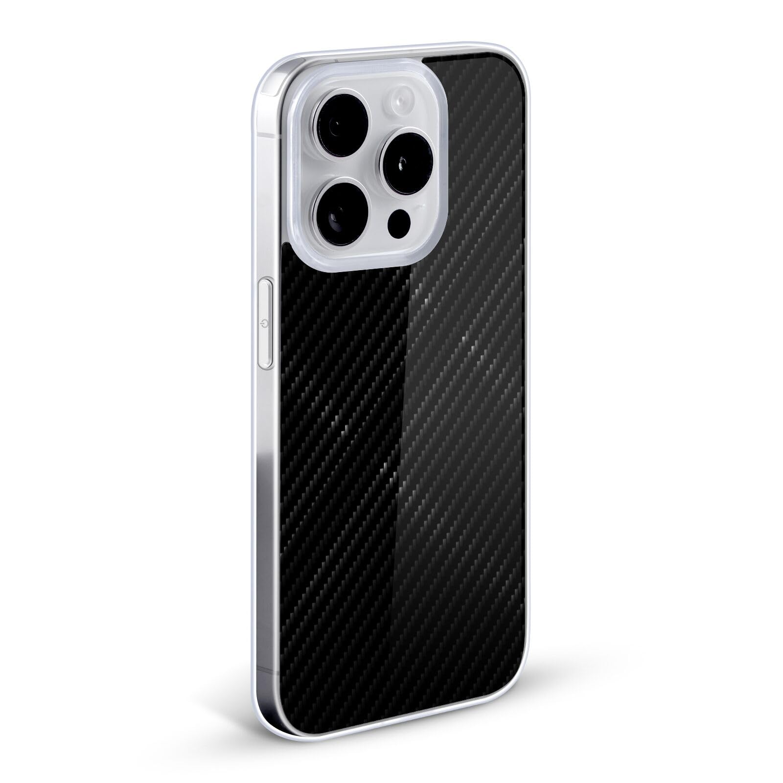 Officially Licensed Alyn Spiller Plaid Carbon Fiber Soft Gel Case for Apple iPhone 12 & iPhone 12 Pro - Durable Protection with Stylish Design | Perfect for Everyday Use, Work & Travel