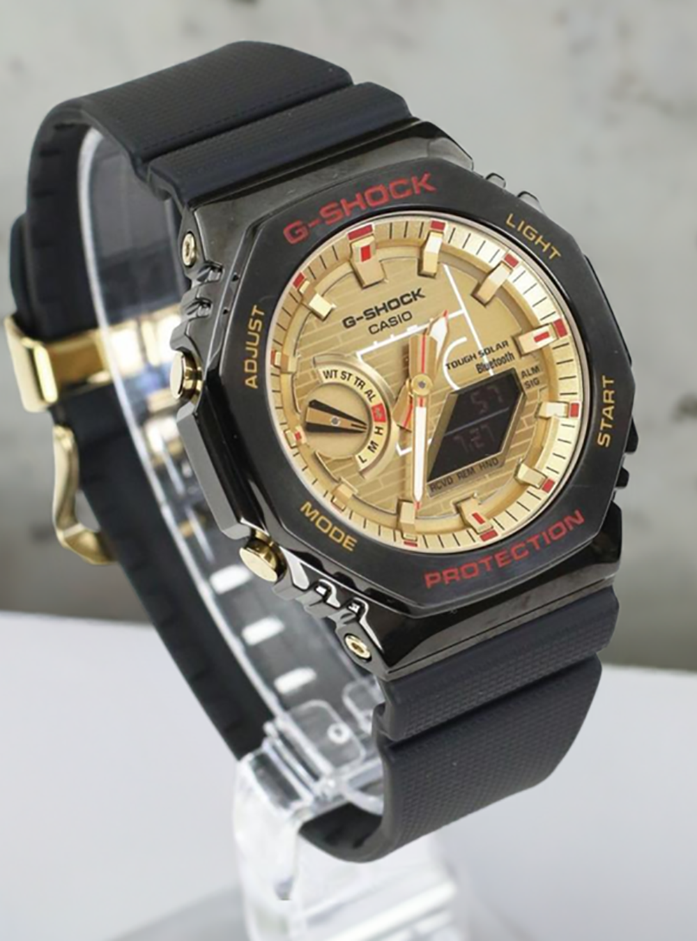 CASIO G-Shock G-Steel 2100 Series GBM2100RH-1AJR - Rui Hachimura Signature Watch | Shock-Resistant, Solar-Powered, Bluetooth Connected | Perfect for Sports, Outdoor Adventures & Street Fashion