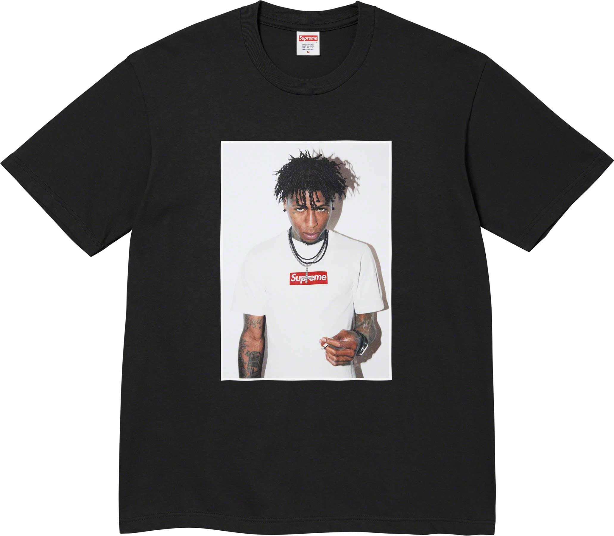 Supreme NBA YoungBoy Official T-Shirt - Black Cotton Tee for Men | Streetwear Fashion & Hip Hop Style