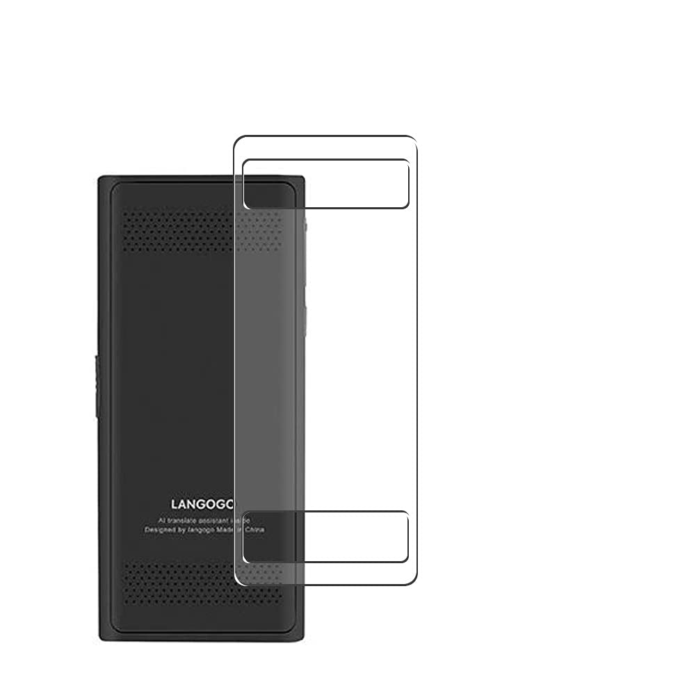 2 Pack Langogo Genesis AI Back Screen Protector Film - Flexible TPU Guard Cover (Not Tempered Glass) for Scratch & Impact Protection - Perfect for Travel, Business & Outdoor Adventures