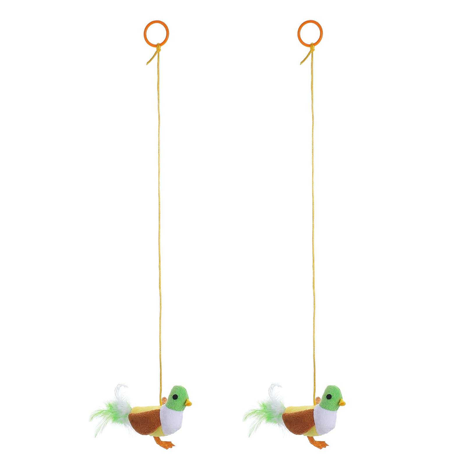LUOZZY 2-Pack Catnip Toys for Kittens - Bird Shaped Interactive Cat Toys with Catnip for Teeth Cleaning & Chewing - Fun Playtime & Dental Care for Indoor Cats