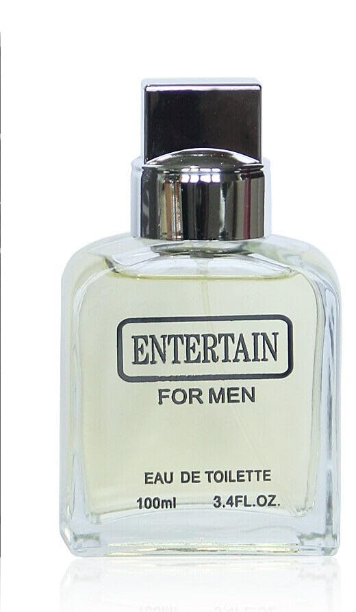 ENTERTAIN Eau de Parfum Cologne for Men - 3.4 oz Aromatic Fragrance | Long-Lasting Scent for Work, Date Night & Special Occasions