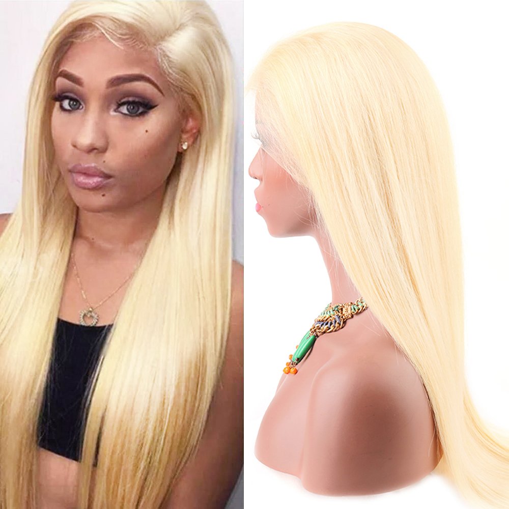 613 Blonde Full Lace Human Hair Wig - 12