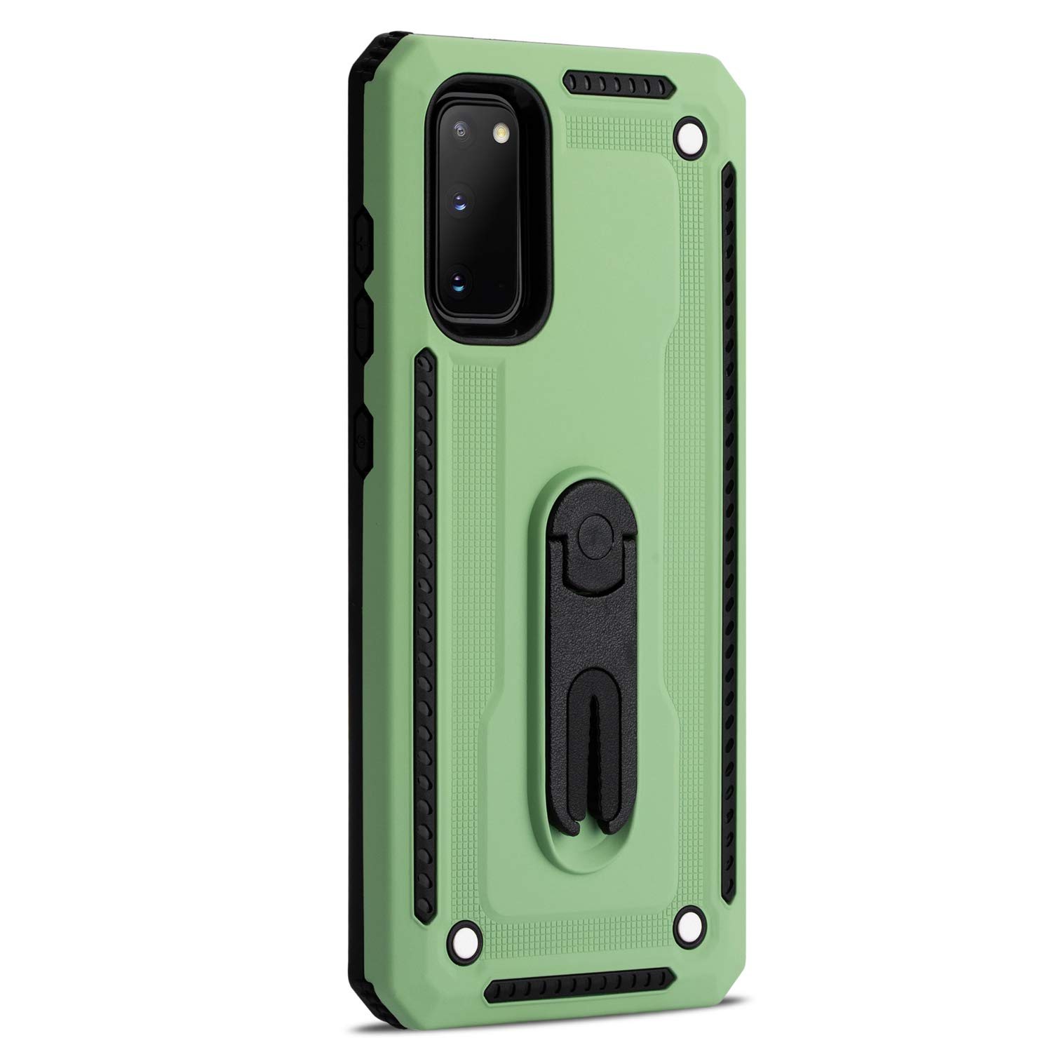 Gorilla Gadgets Dazzle Color Protective Case with Kickstand for Samsung Galaxy S20 - Shockproof Cover for Work, Travel & Outdoor Activities