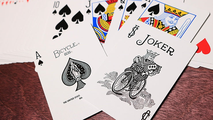 Turquoise Bicycle Rider Back - Premium Playing Cards for Poker, Magic Tricks & Card Games - Perfect for Game Nights, Parties & Collectors