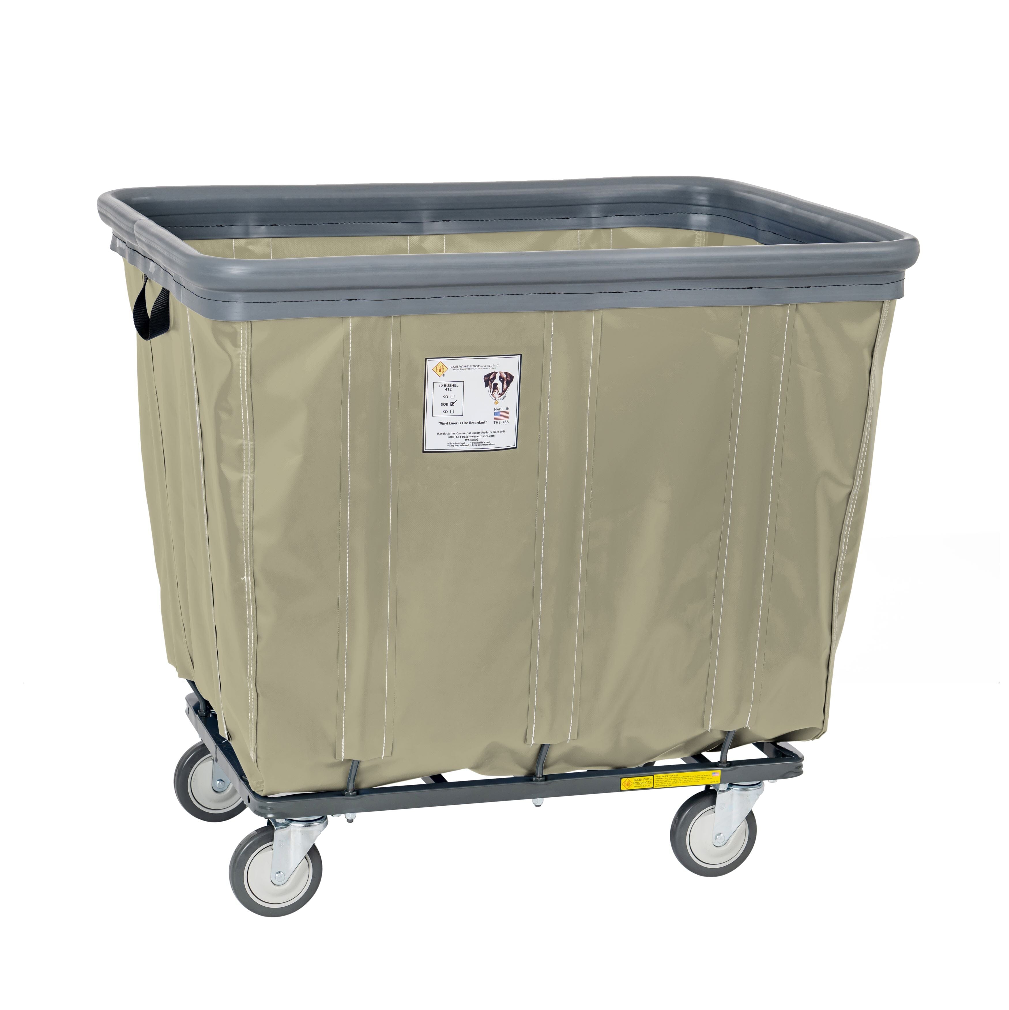 Heavy-Duty Vinyl Bumper Truck 10 Bushel Capacity - Perfect for Farm, Warehouse, and Industrial Material Handling