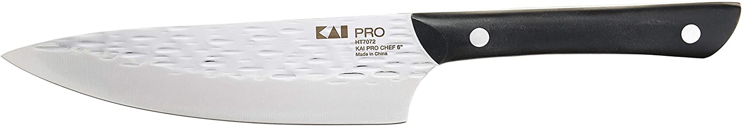 Kai PRO 6-Inch Chef's Knife - Professional Japanese Kitchen Knife for Precision Cutting, Slicing & Dicing - Perfect for Home Cooks & Professional Chefs