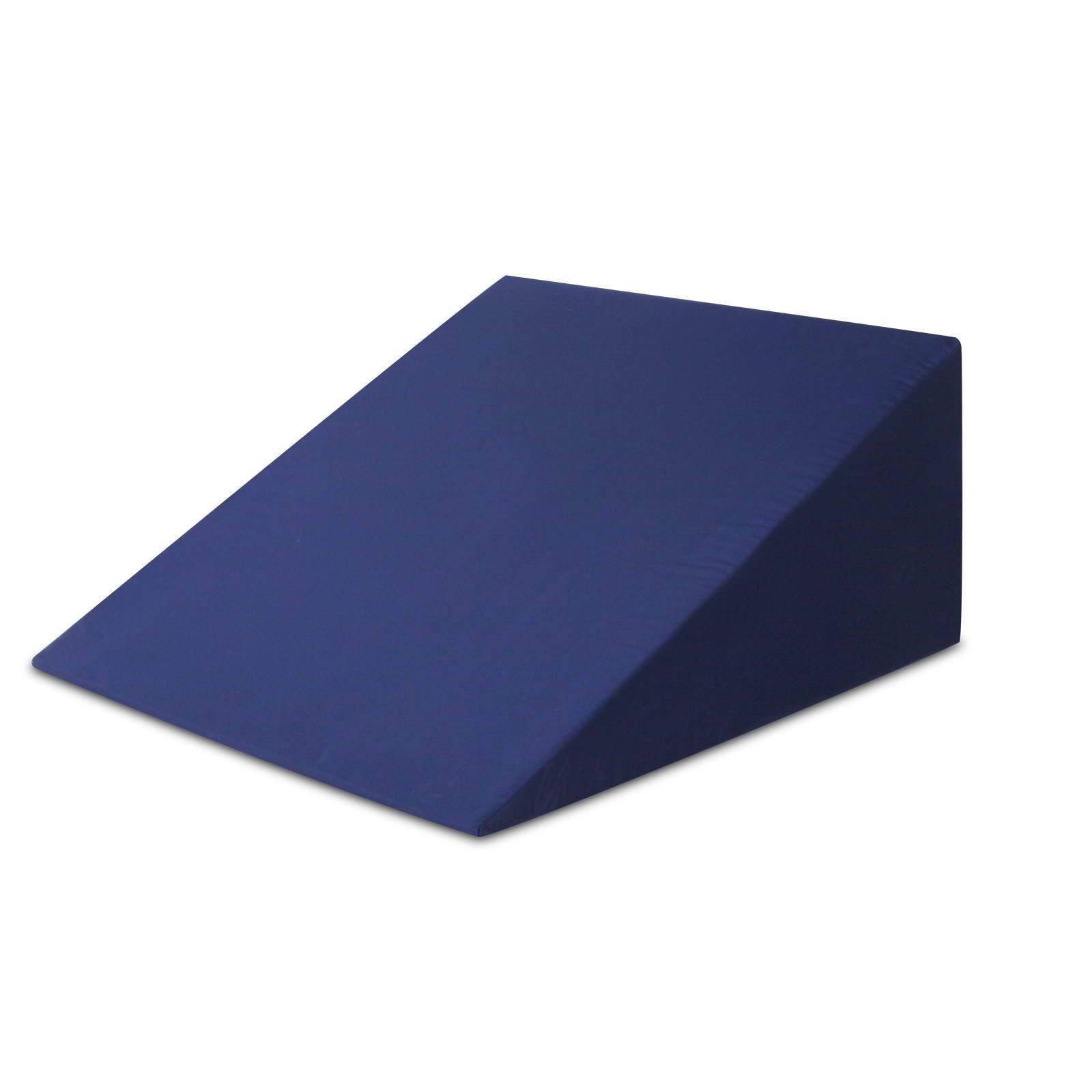 Orthopedic Foam Wedge Back Support Pillow for Office Chair & Car Seat - Blue - Relieve Back Pain & Improve Posture While Working or Driving