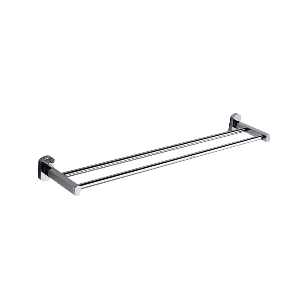 Copper Double Bar Towel Rack - Wall Mounted for Bathroom & Kitchen