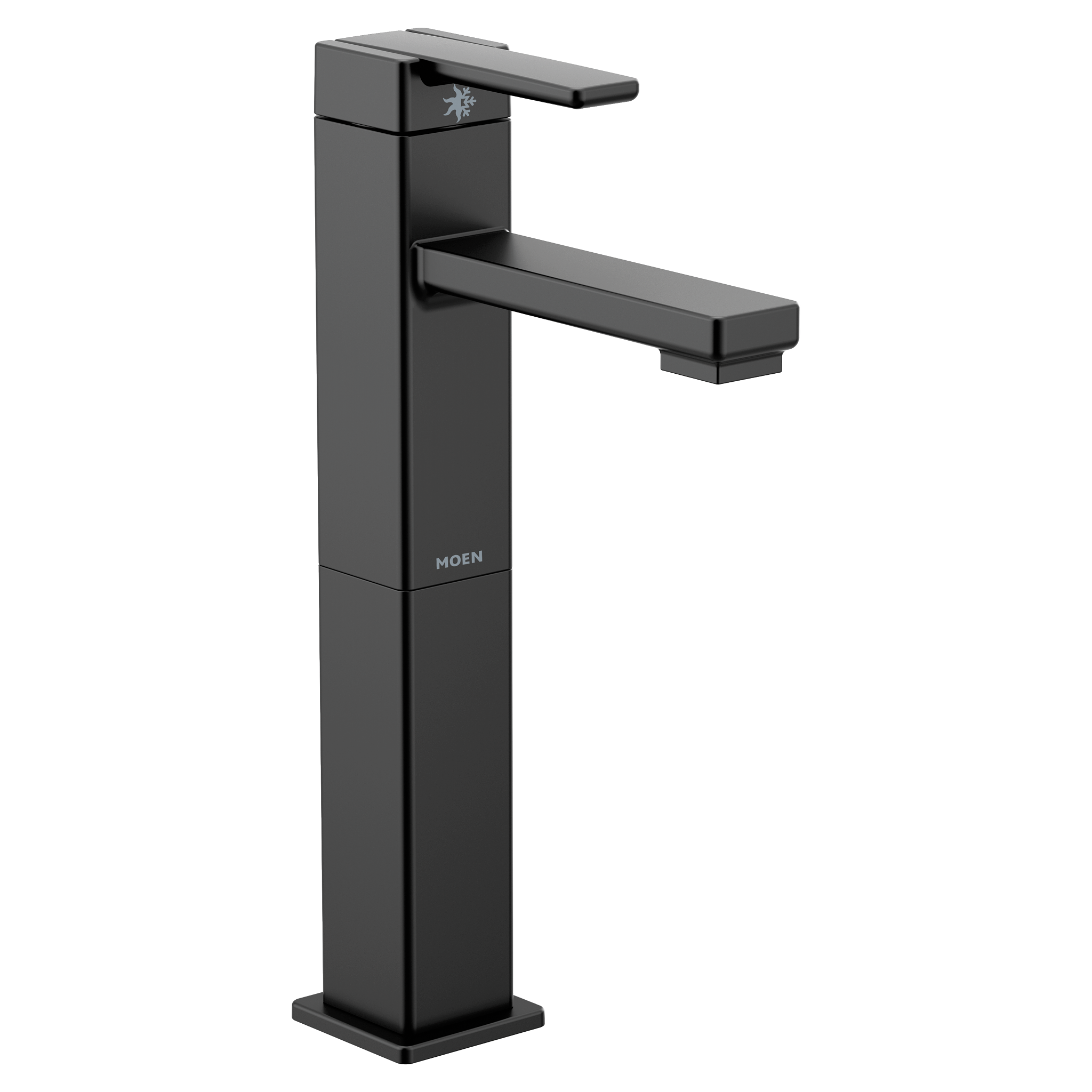 90 Degree Single Handle High Arc Vessel Bathroom Faucet - Modern Sink Faucet for Bathroom Vanity, Vessel Sinks & Powder Rooms | Perfect for Contemporary Home Decor & Luxury Bathroom Upgrades