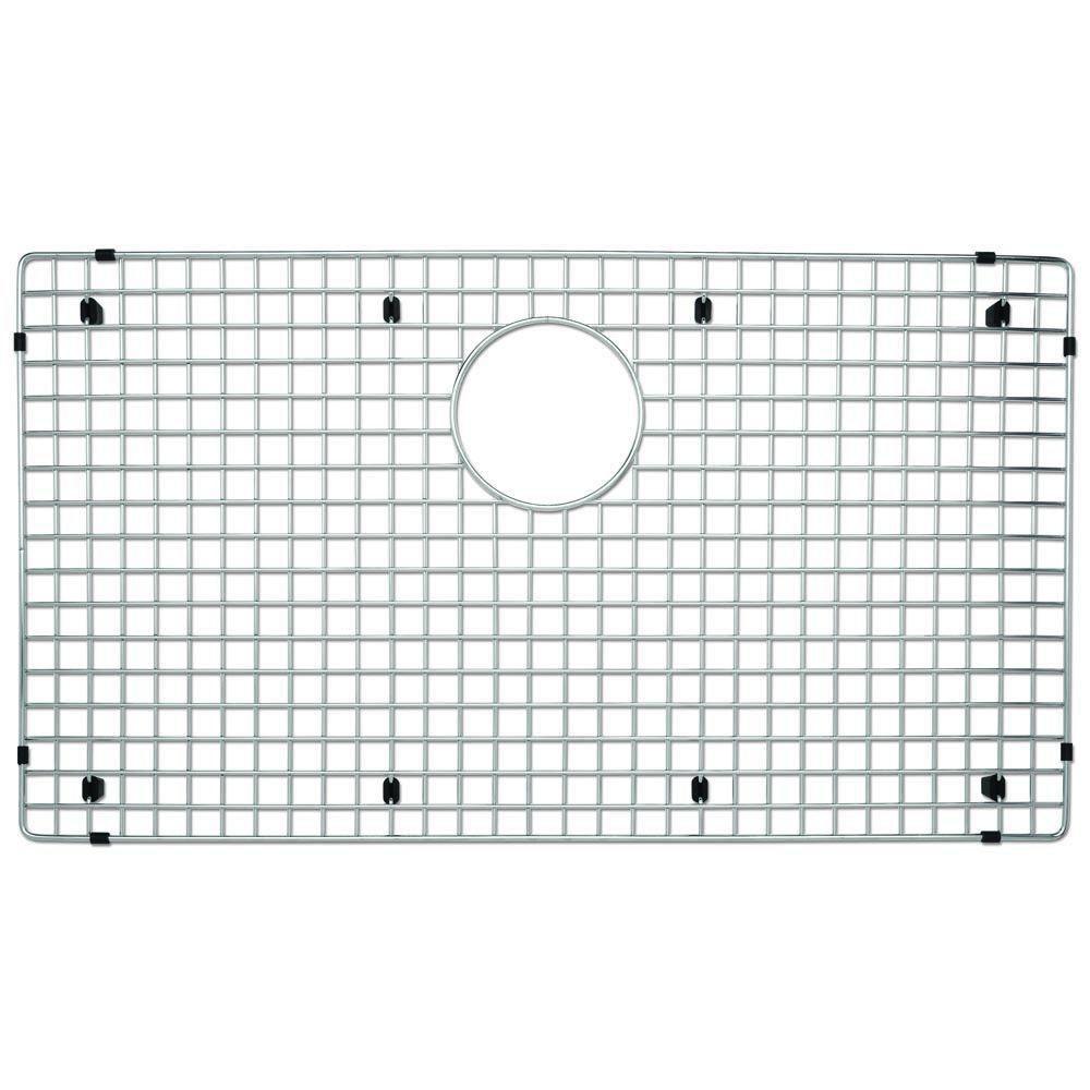 Blanco Stainless Steel Sink Grid for Precision & Precision 10 Super Single Bowl 245593 | Durable Sink Protector for Kitchen, Dishwashing & Food Prep