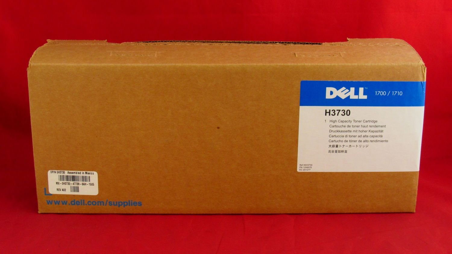 Original Dell OEM Toner H3730 - High Yield Mono Laser Cartridge for Dell Printers | Reliable Printing for Office & Home Use