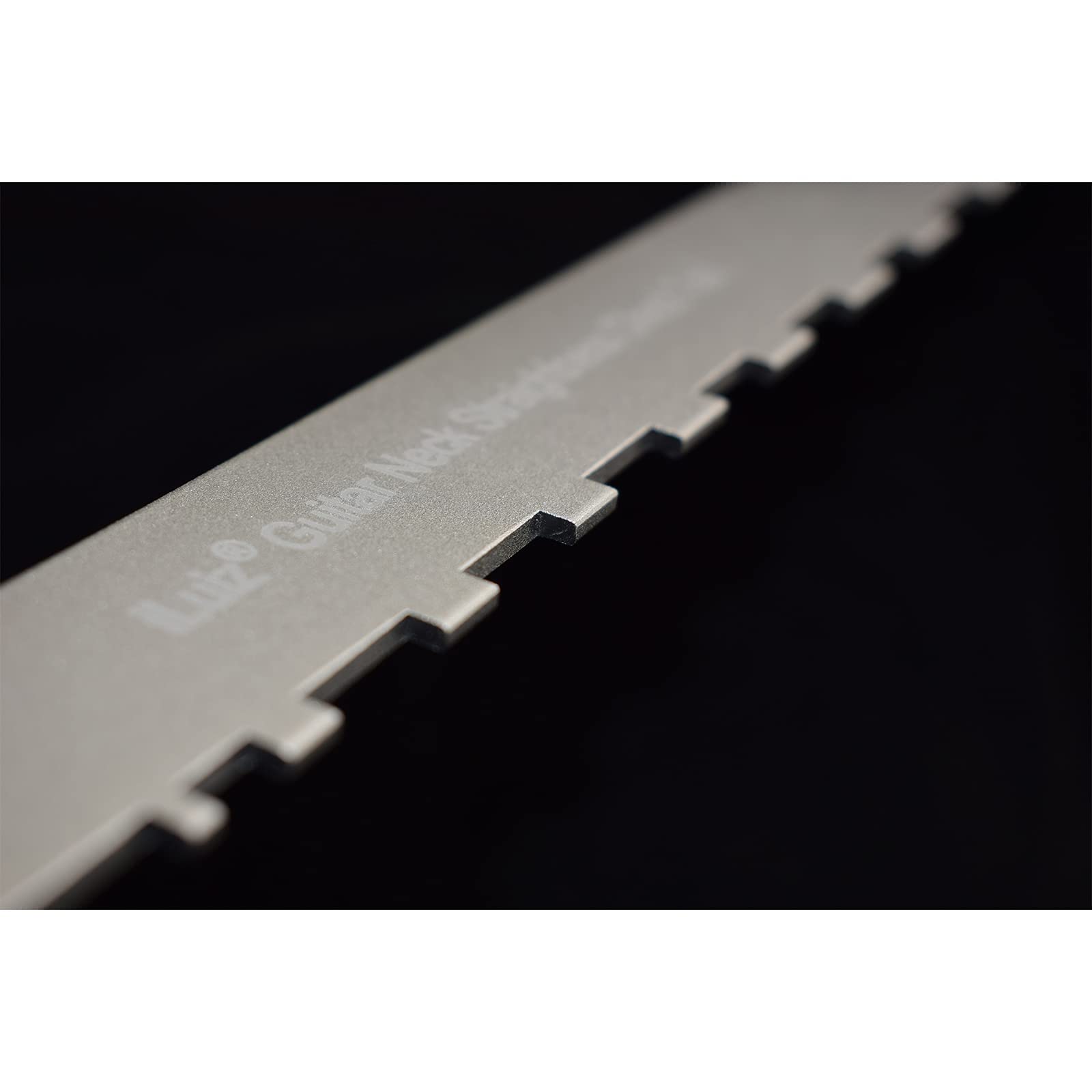 Premium Guitar Neck Notched Straight Edge - Professional Luthier Tool for Gibson, Fender & Most Guitar Fretboards | Perfect for Fret Leveling, Setup & Maintenance