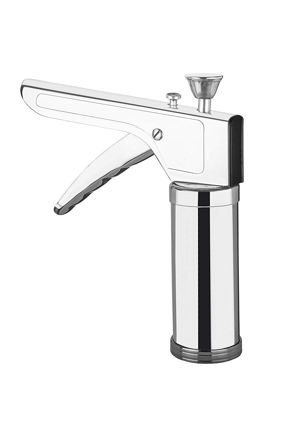Fairdeal Stainless Steel Sev Sancha Press - 3-in-1 Murukku Maker, Snacks & Namkeen Maker with 6 Icing Nozzles & 15 Sieves (Jali) - Perfect for Indian Snacks, Churros, Pasta & Cookie Decorating