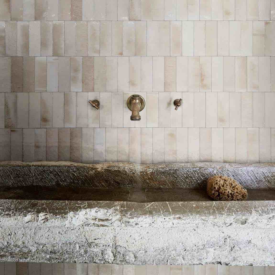 Storie Distressed Subway Tile Beige 3x8 - Vintage Ceramic Wall Tile for Kitchen Backsplash, Bathroom & Shower Renovation