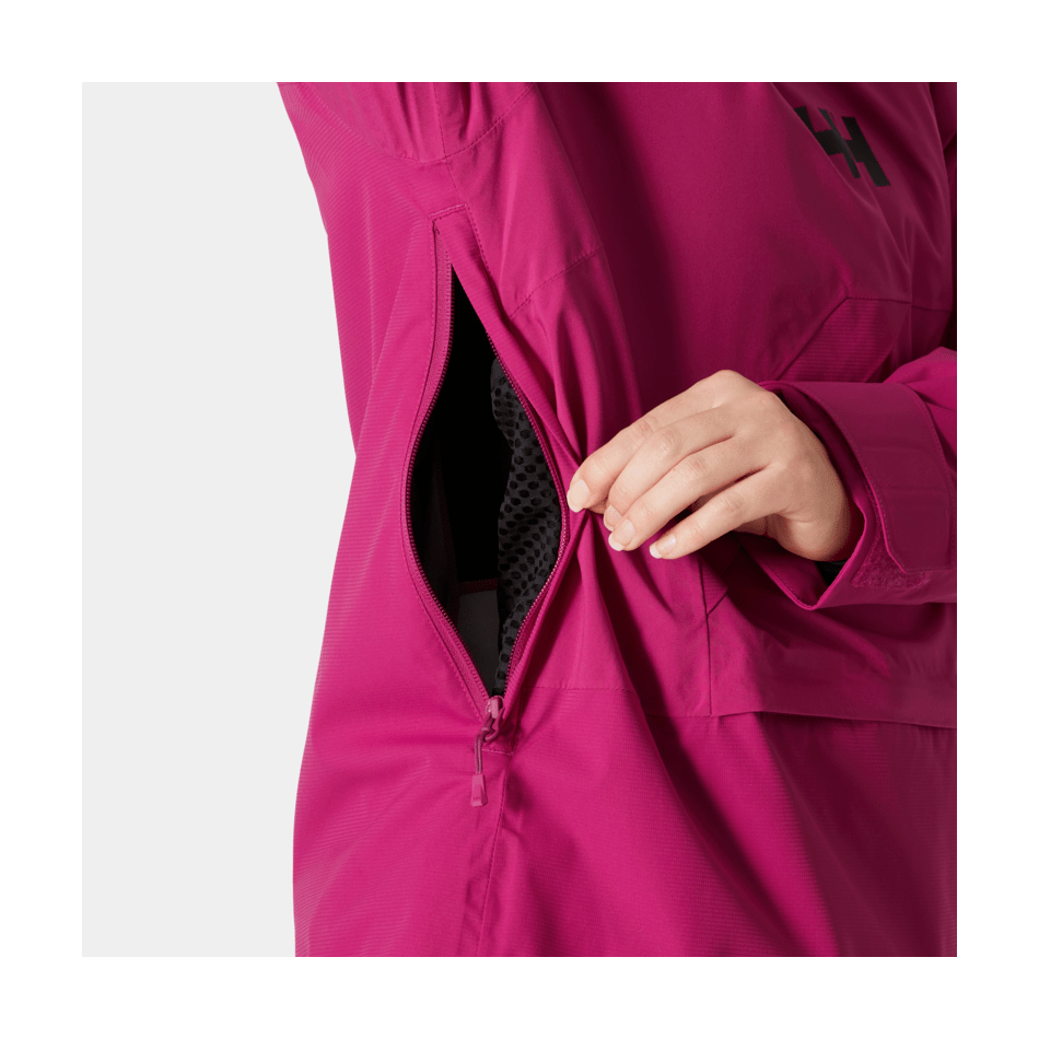Helly Hansen Women's Powchaser Asym Jacket 2025 - Waterproof Ski Jacket for Women, Lightweight Winter Coat with Adjustable Hood - Perfect for Skiing, Snowboarding & Outdoor Winter Activities