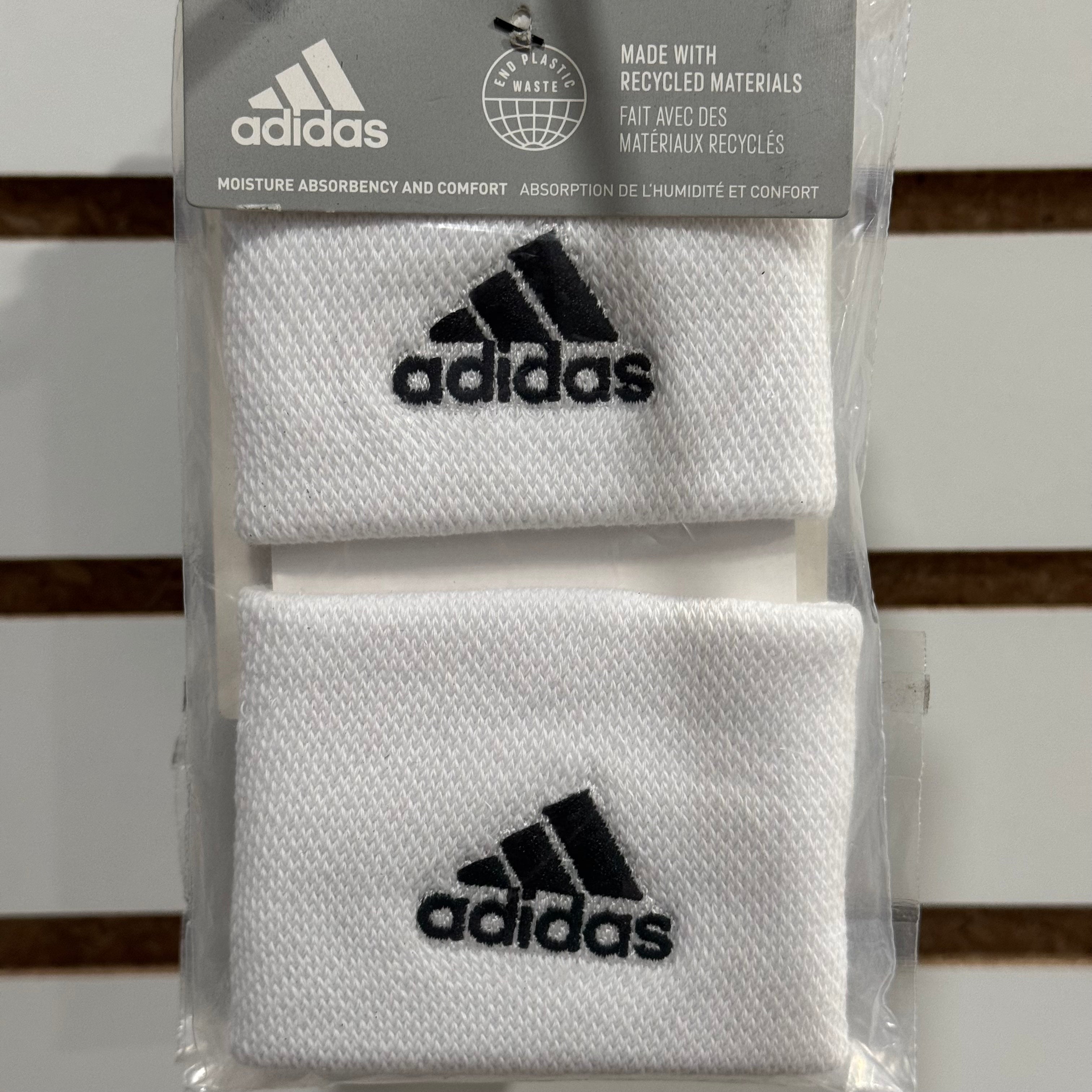 Adidas Interval Wristbands - Sweat Absorbent Sports Wristbands for Running, Gym & Basketball - Pack of 3 (Black) - Stay Dry & Comfortable During Workouts