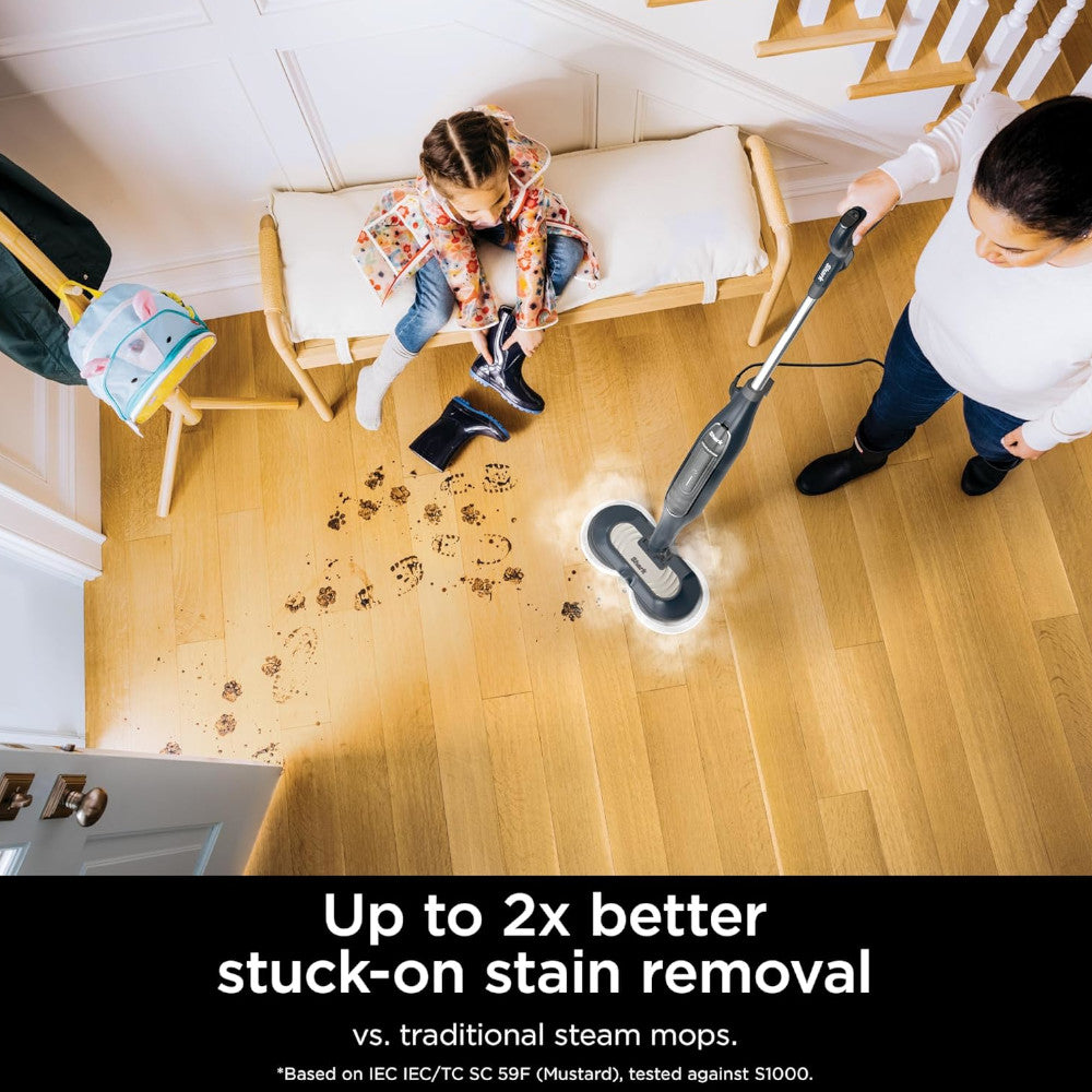 SHARK S7201 All-in-One Hard Floor Steam Mop with Steam Blaster Technology | Steam & Scrub for Deep Cleaning | Factory Serviced with 90-Day Warranty | Perfect for Tile, Wood & Laminate Floors
