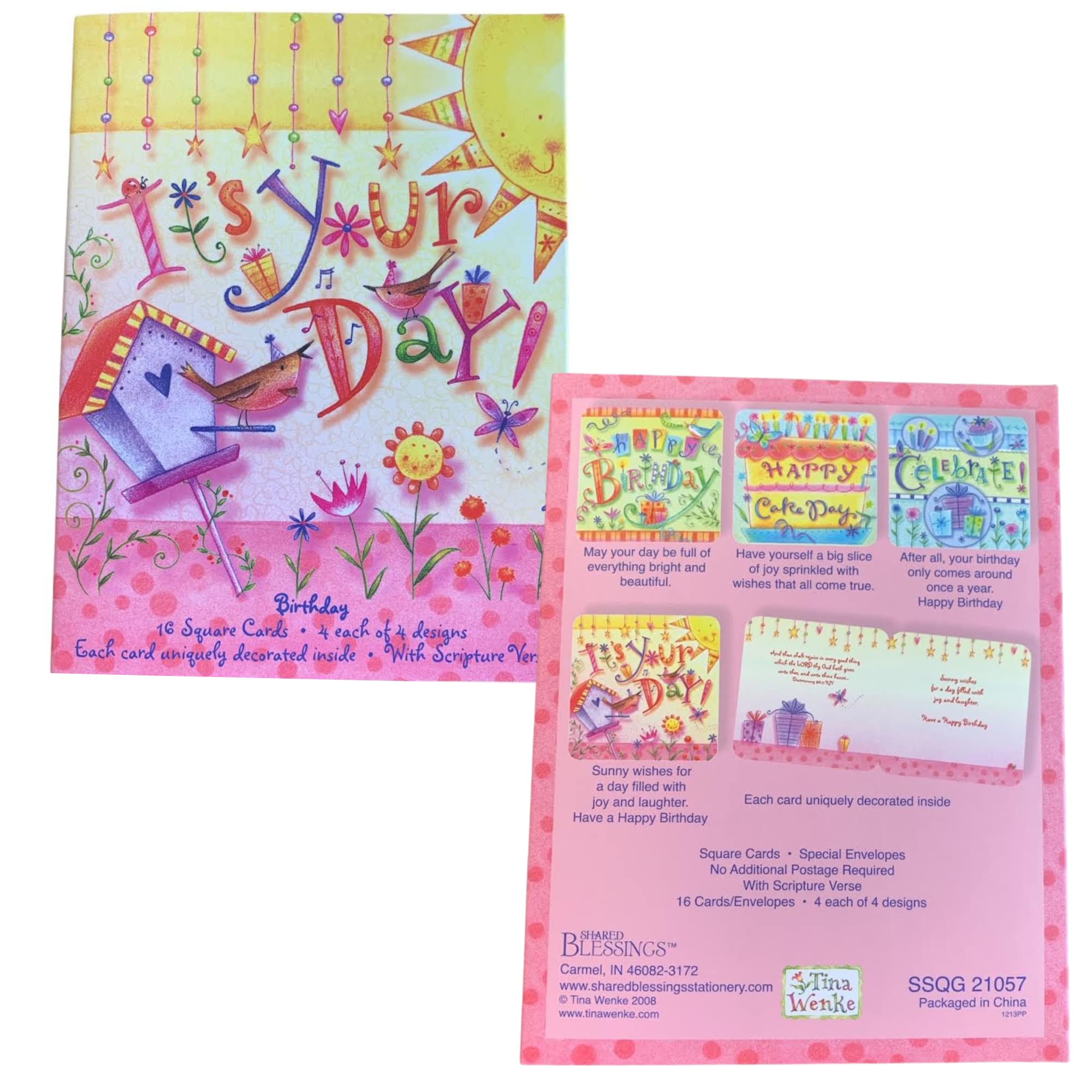 Inspirational Birthday Box Card Set with Bible Verses - Religious Encouragement Greeting Cards for Mother's Day, Scripture Cards for Christian Gifts & Daily Motivation