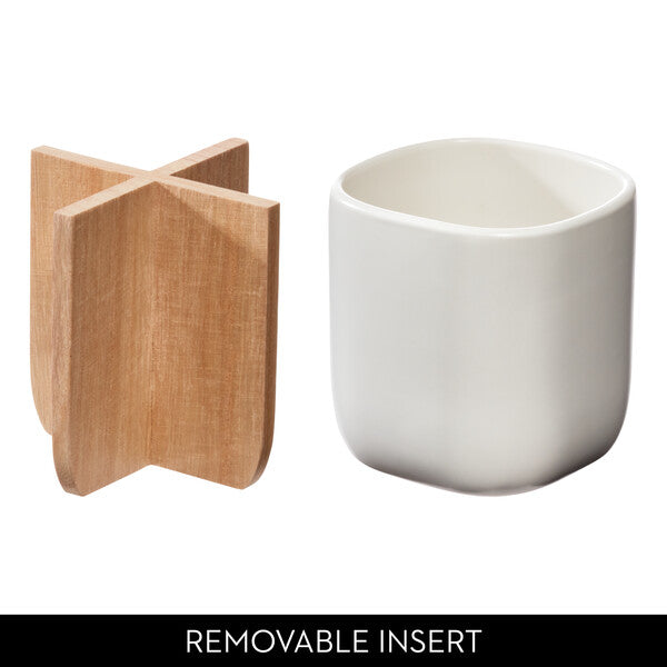 Eco-Friendly Divided Ceramic Mug for Office - Perfect for Coffee, Tea, and Snacks at Work or Home