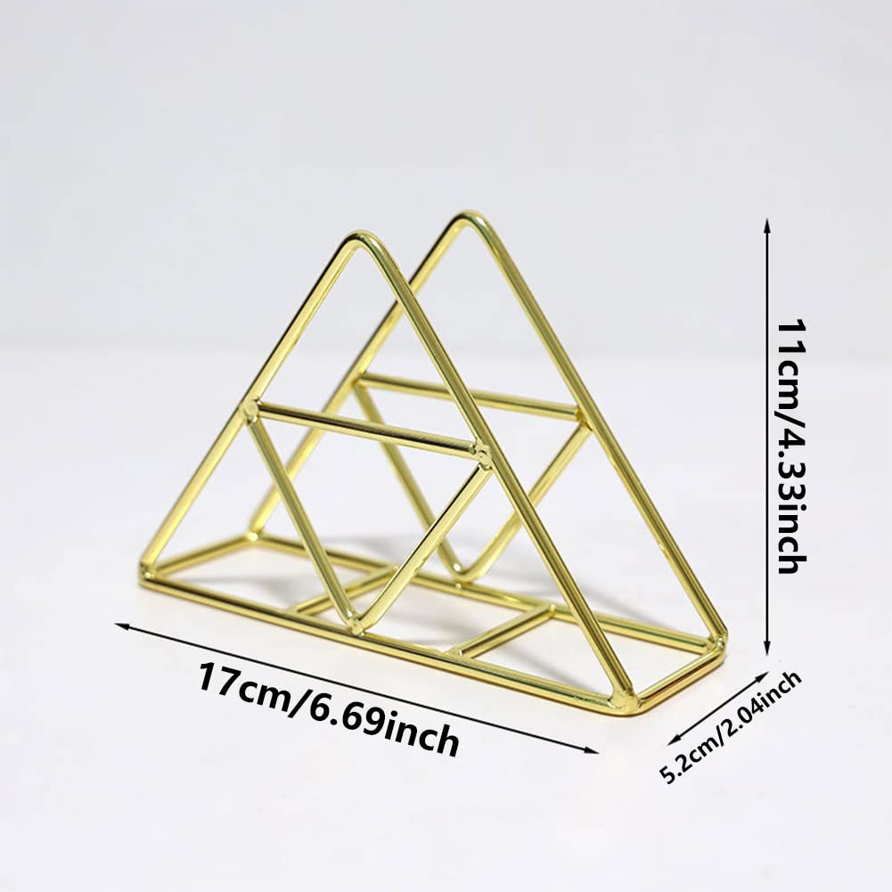 2-Pack Modern Metal Napkin Holder - Upright Paper Napkin Dispenser Stand for Kitchen & Dining Table - Perfect for Restaurants, Home Kitchen, and Party Decor Accessories