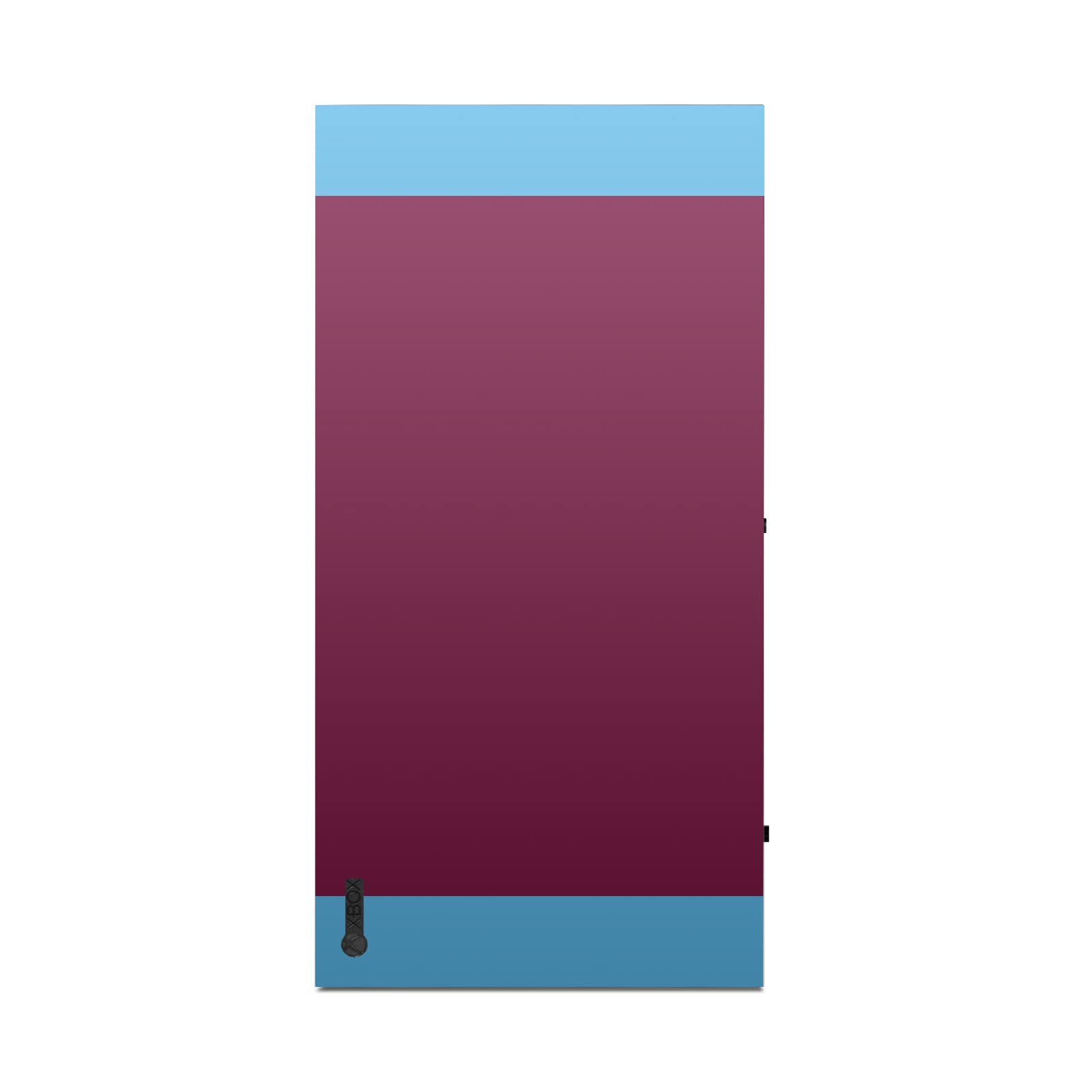 Official West Ham United FC 1895 Burgundy Comb Art Vinyl Skin Gaming Sticker Decal Cover - Compatible with Xbox Series X Console & Controller Bundle - Perfect for Gamers and Football Fans