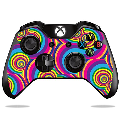 MightySkins Protective Vinyl Wrap Cover for Microsoft Xbox One & One S Controller - Groovy 60s Design | Durable, Customizable Skin | Easy to Apply & Remove | Made in USA | Perfect for Gaming, Collecting & Personalizing Your Console