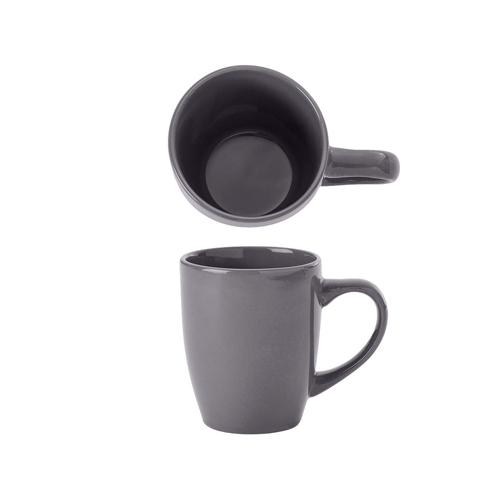 Premium 4-Piece Pebble Mugs Set - 12oz (350ml) Stoneware Coffee Cups with Ergonomic Handle - Perfect for Hot Drinks, Tea, Cocoa & Home Decor