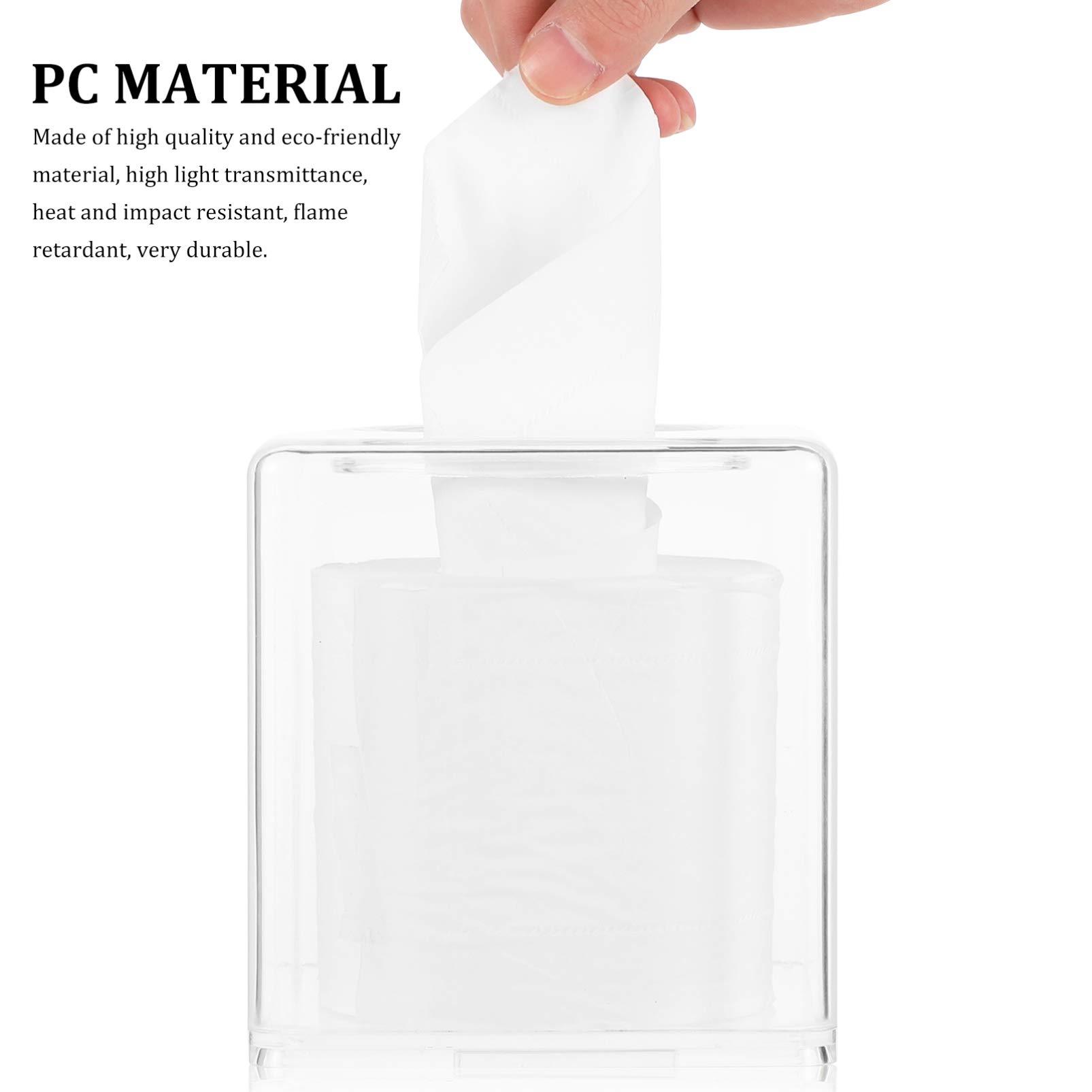 Cabilock Wall Mounted Tissue Holder - Decorative Tissue Box Cover with Lid for Bathroom, Kitchen, and Living Room - Rustproof Stainless Steel Home Organizer for Tissues and Essentials
